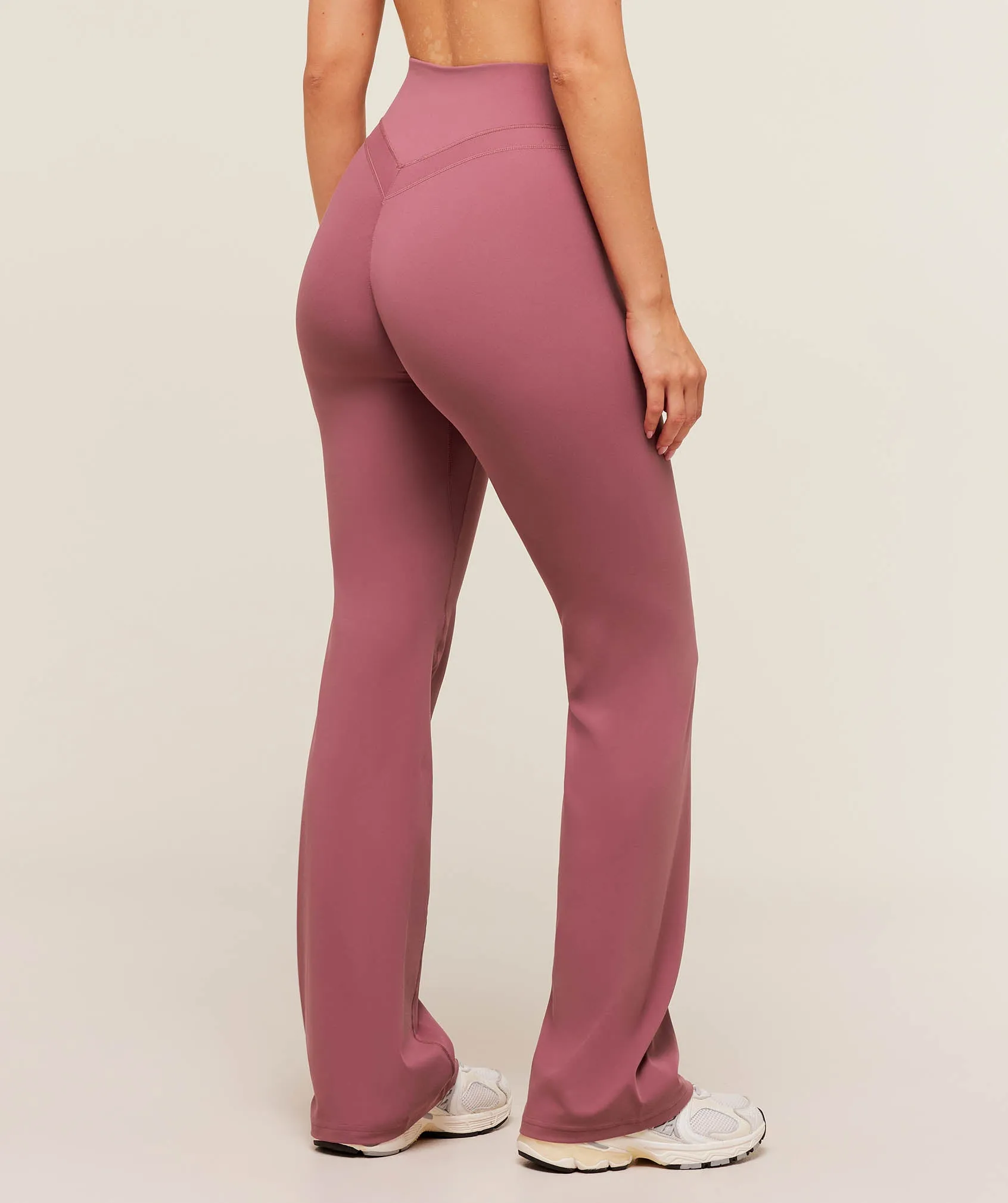Gymshark Whitney Flared Leggings Tall - Reset Pink sold by Gymshark product image thumbnail 2