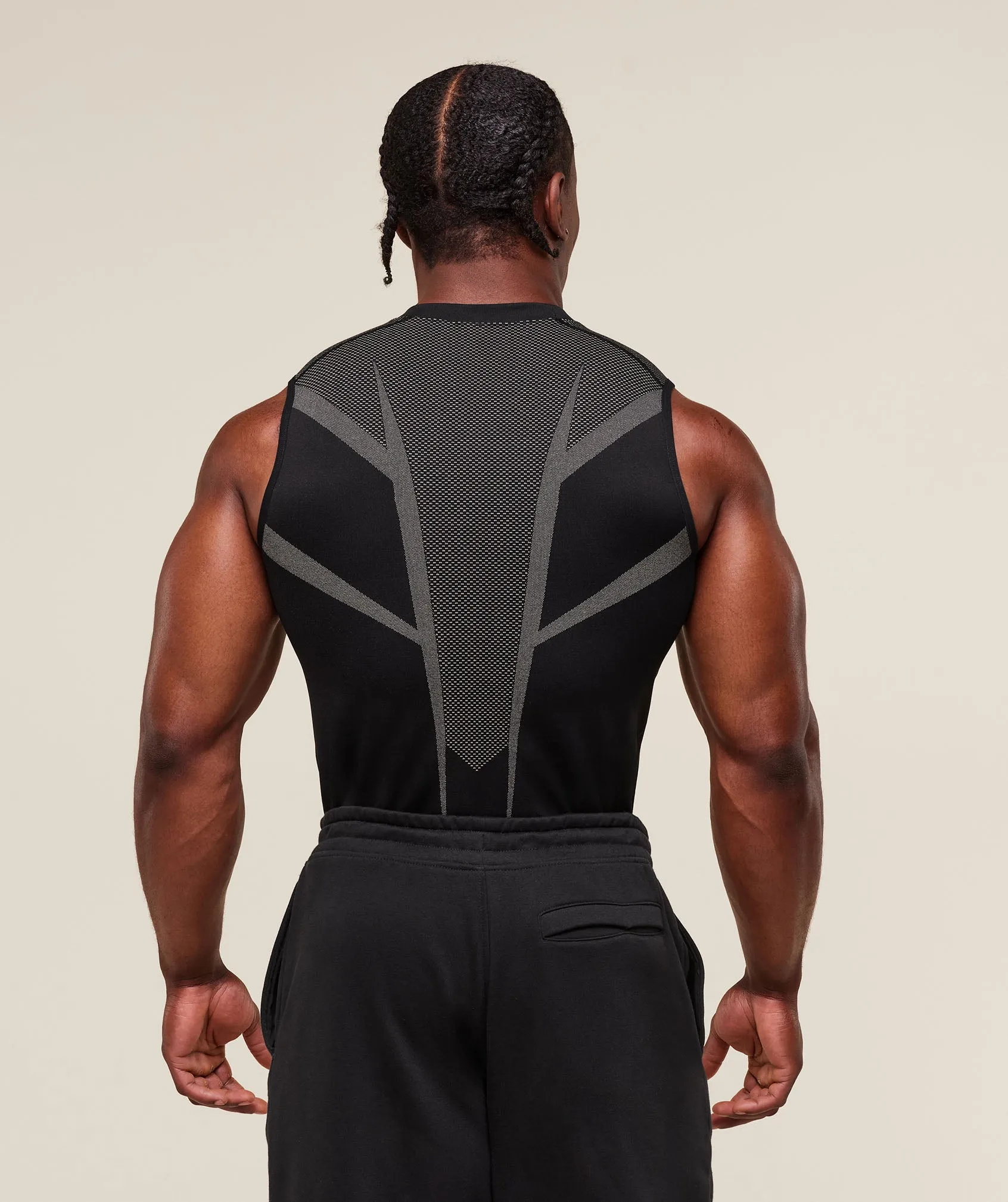 Gymshark Onyx 5.0 Tank - Black/Light Grey sold by Gymshark product image thumbnail 3