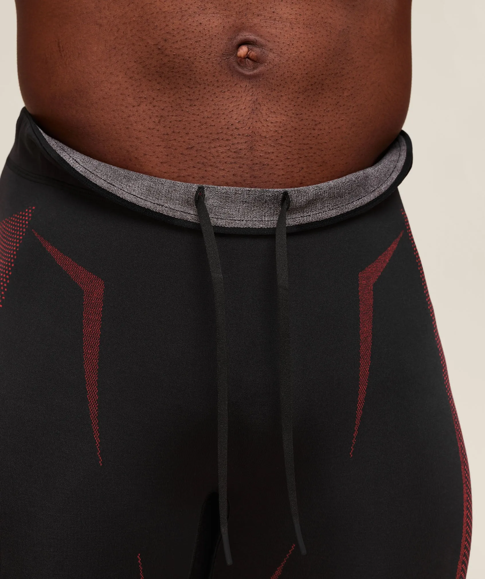 Gymshark Onyx 5.0 Seamless Tight - Black/Carmine Red sold by Gymshark product image thumbnail 4