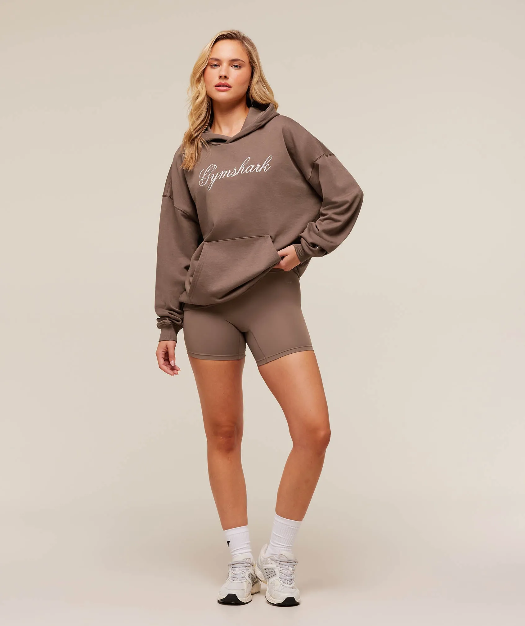 Gymshark All Seasons Graphic Hoodie - Soft Brown sold by Gymshark product image thumbnail 4