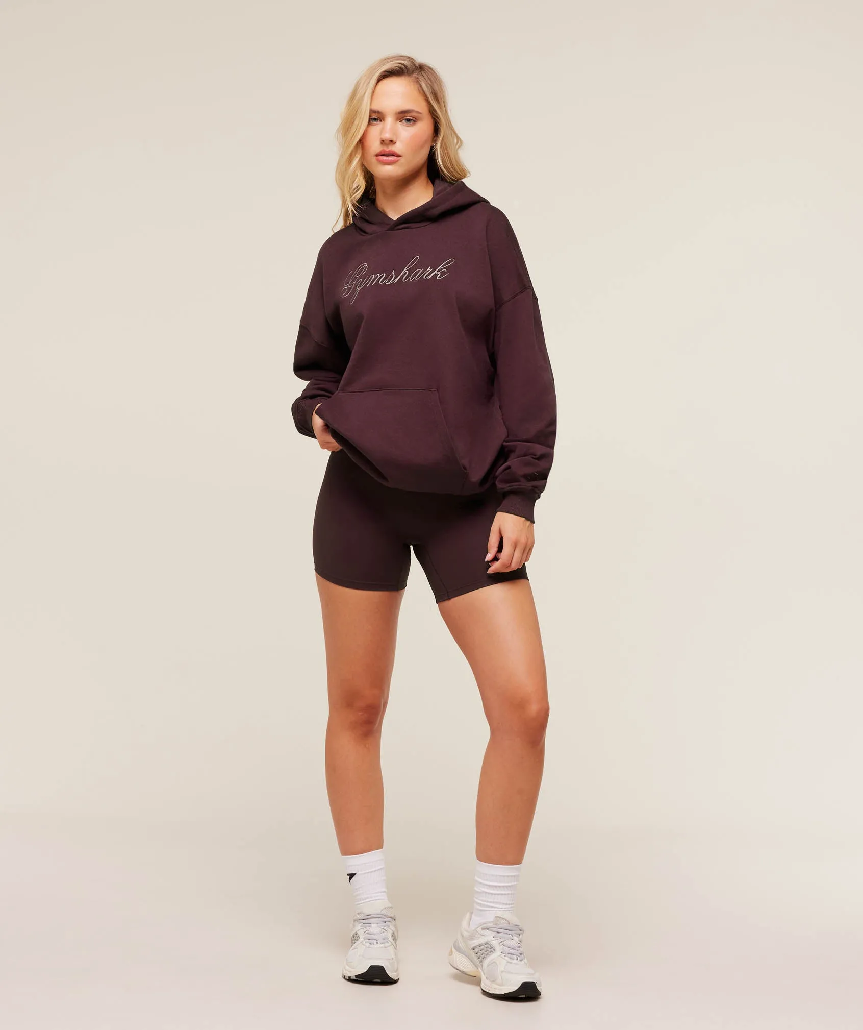 Gymshark All Seasons Graphic Hoodie - GS Cherry Purple sold by Gymshark product image thumbnail 4