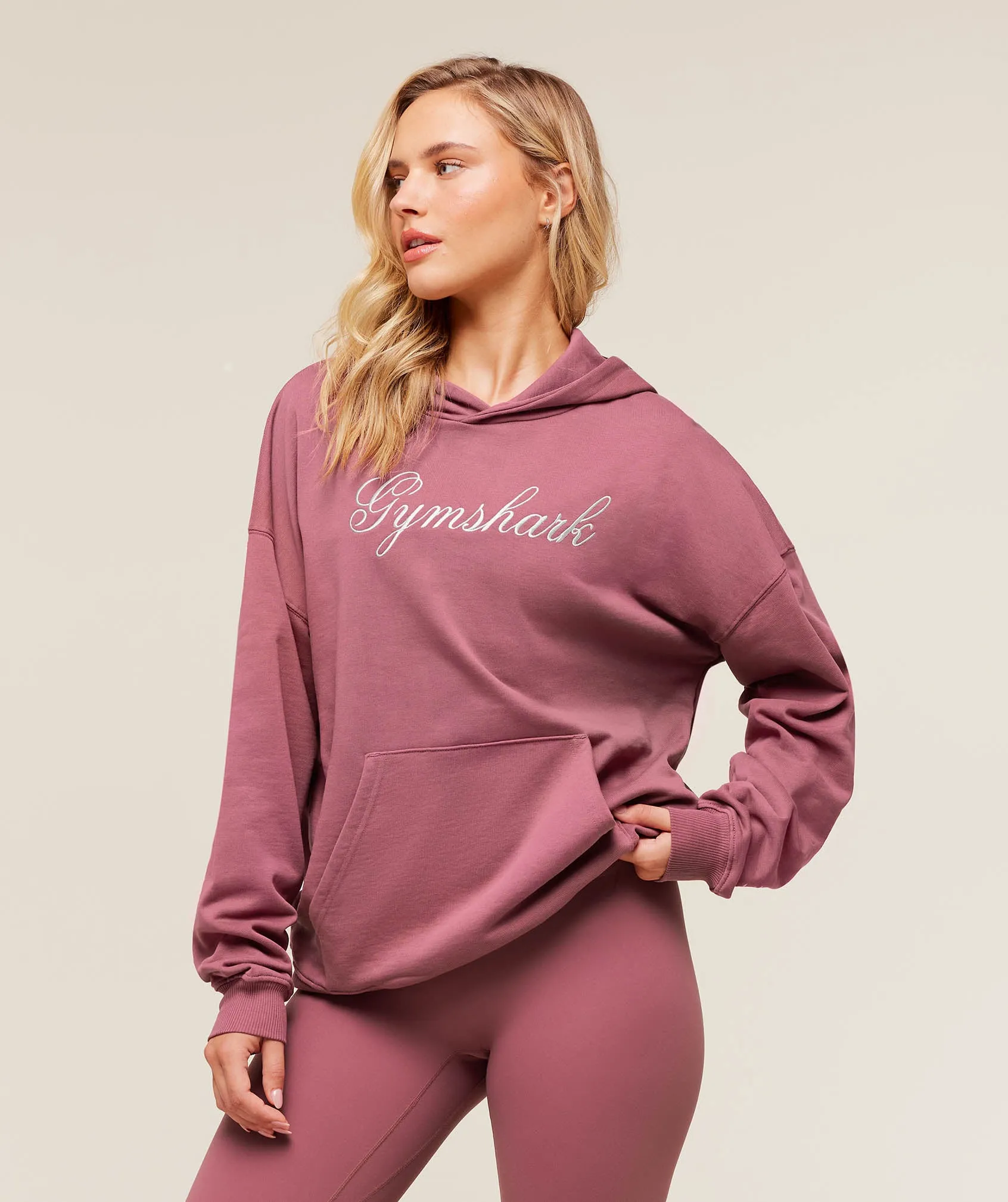 Gymshark All Seasons Graphic Hoodie - Reset Pink sold by Gymshark product image thumbnail 2