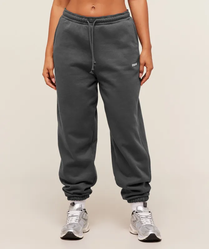 Gymshark Cosy Luxe Cuffed Joggers - Onyx Grey sold by Gymshark