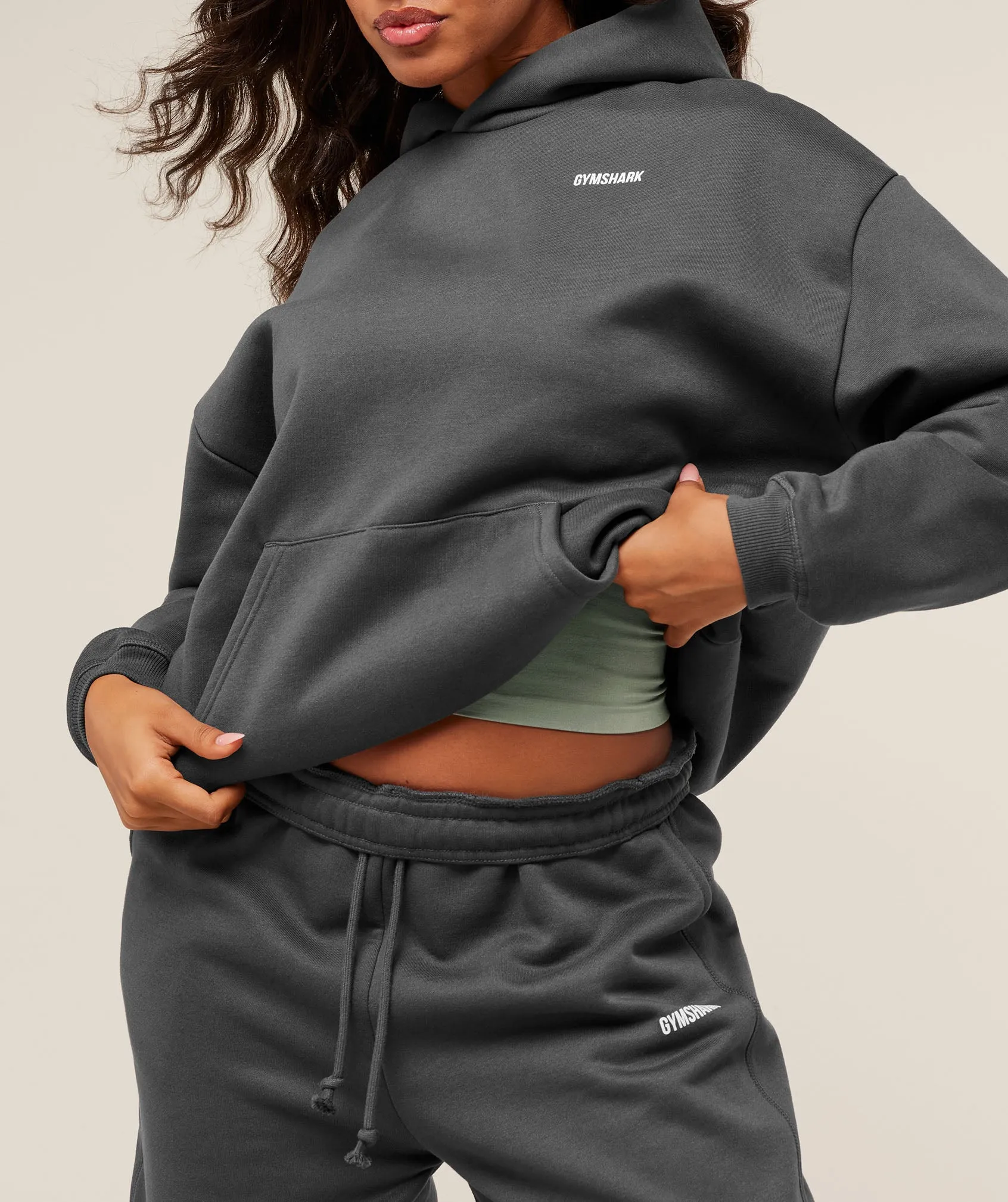 Gymshark Cosy Luxe Hoodie - Onyx Grey sold by Gymshark product image thumbnail 5