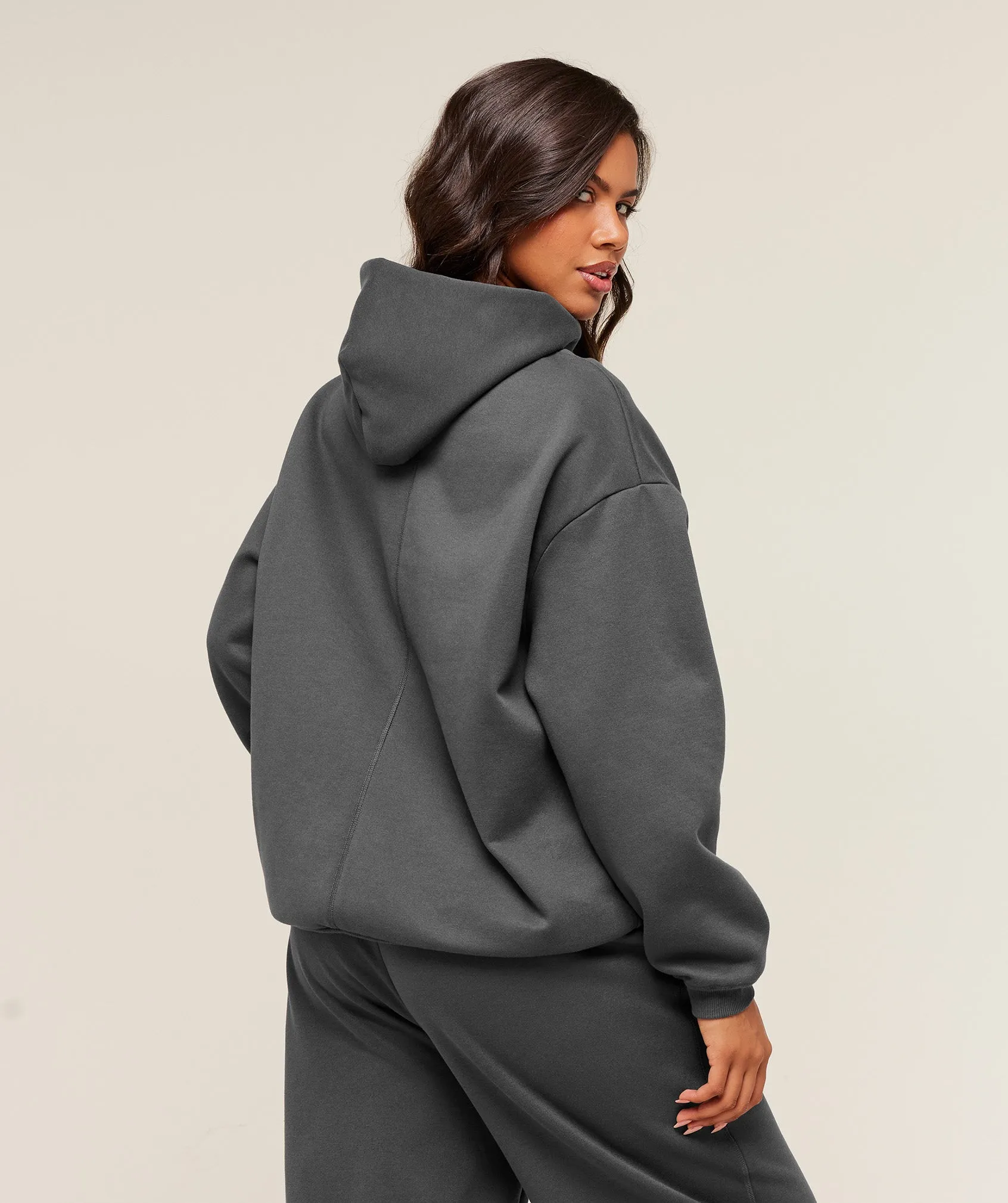 Gymshark Cosy Luxe Hoodie - Onyx Grey sold by Gymshark product image thumbnail 3