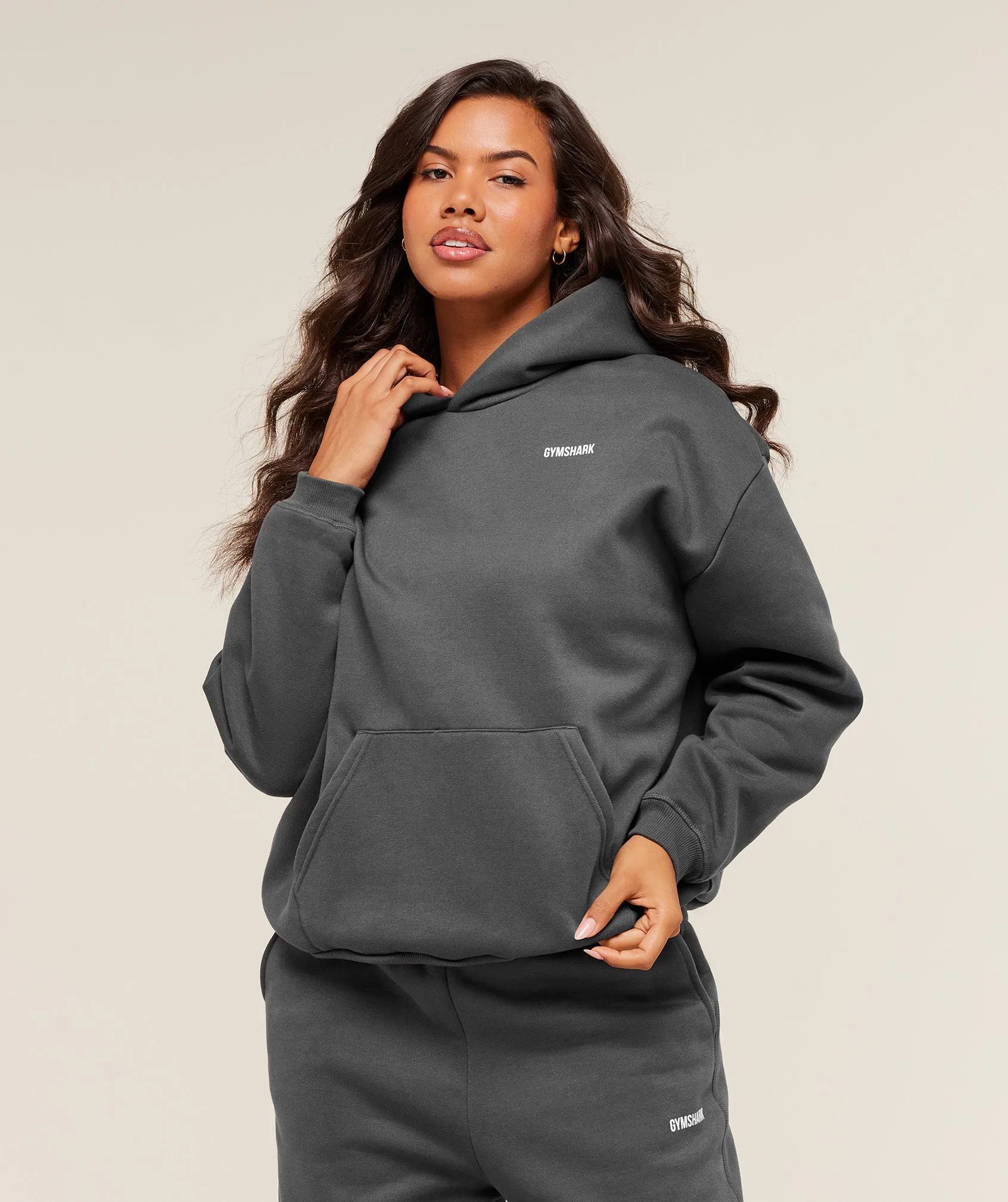 Gymshark Cosy Luxe Hoodie - Onyx Grey sold by Gymshark