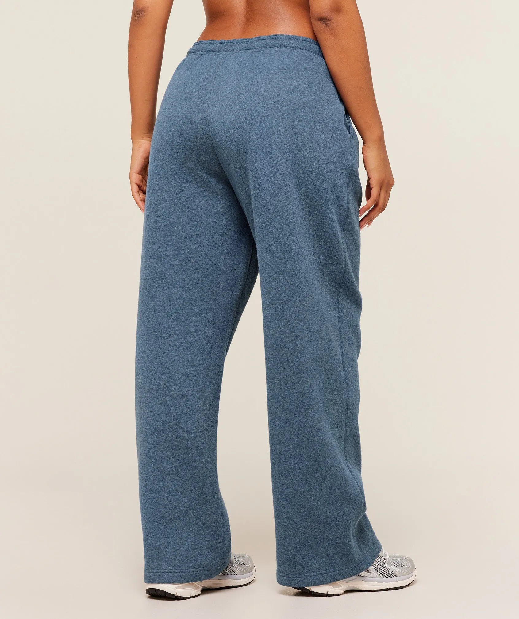 Gymshark Cosy Luxe Straight Leg Regular Joggers - Bros Compound Blue Marl sold by Gymshark product image thumbnail 3