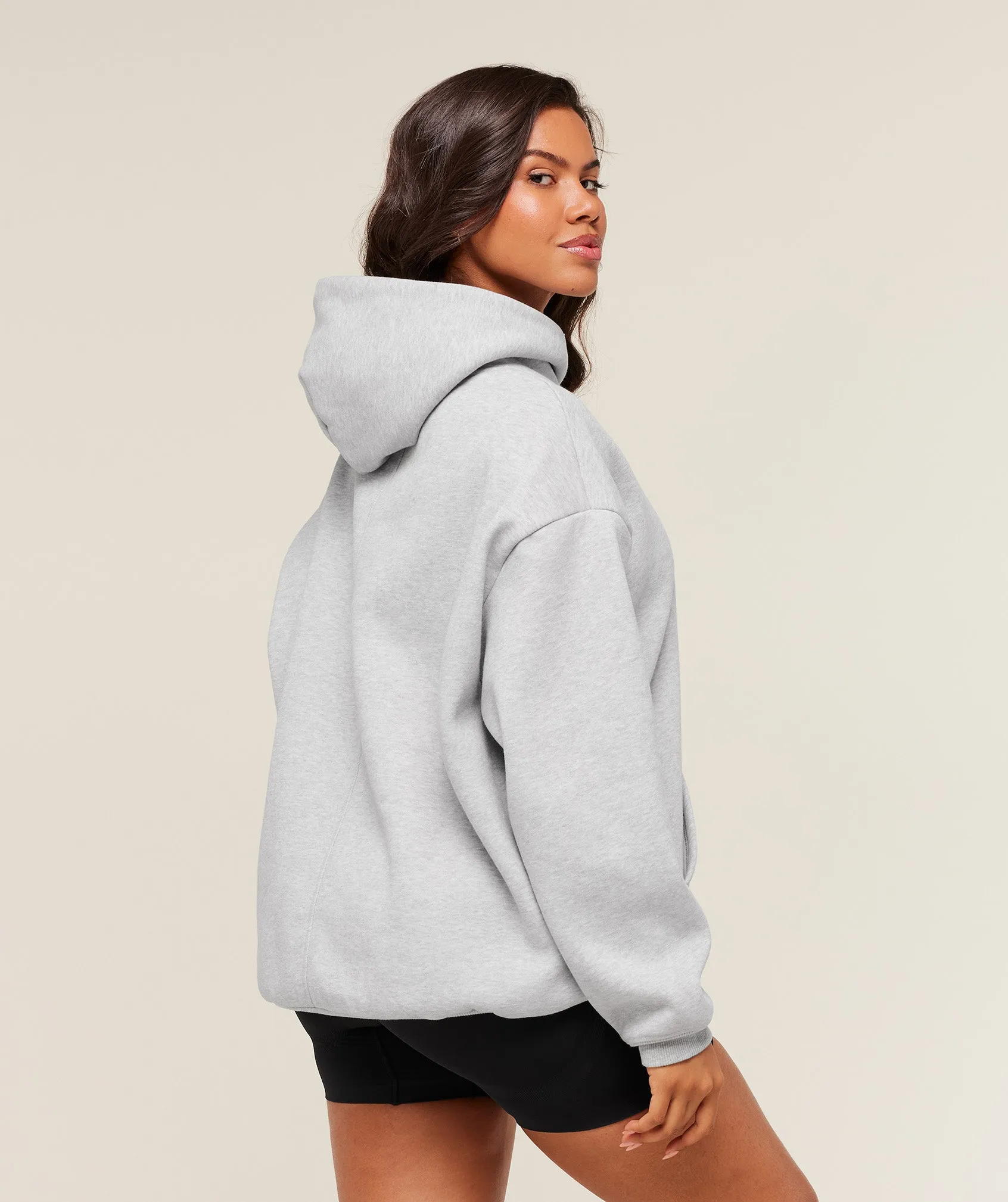 Gymshark Cosy Luxe Hoodie - Soft Grey Marl sold by Gymshark product image thumbnail 3