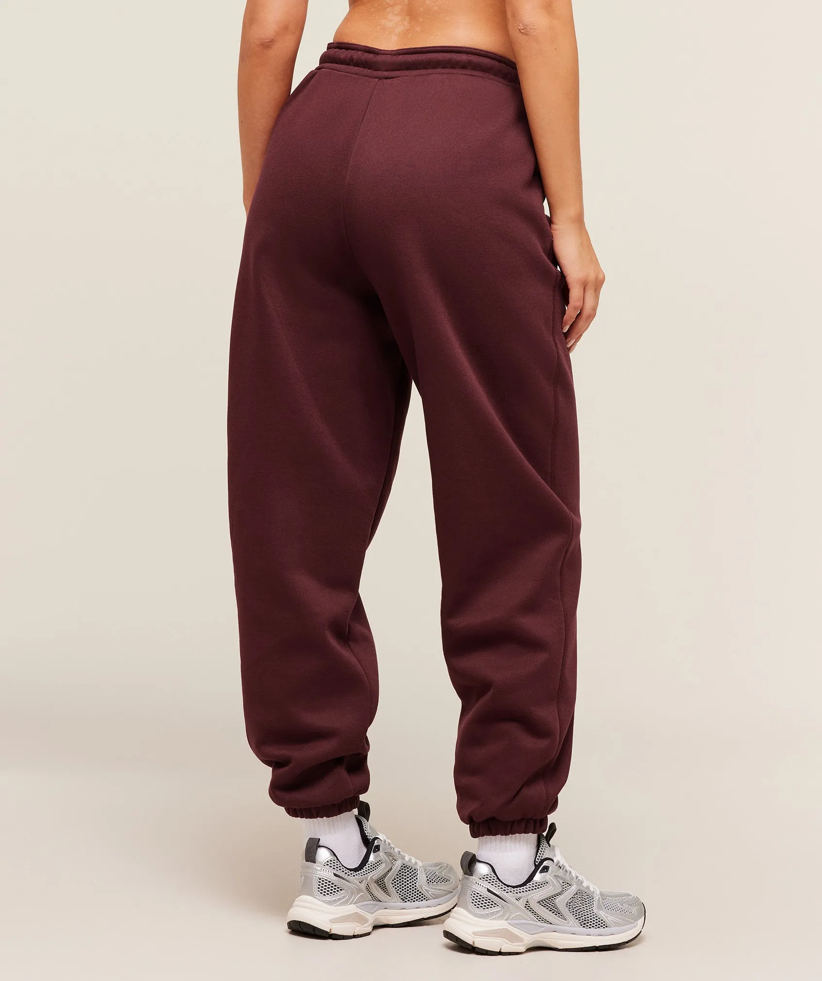 Gymshark Cosy Luxe Cuffed Joggers - Rich Maroon sold by Gymshark product image thumbnail 3