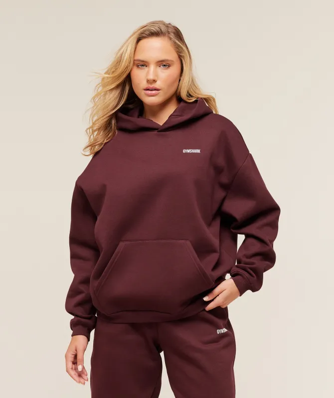Gymshark Cosy Luxe Hoodie - Rich Maroon sold by Gymshark