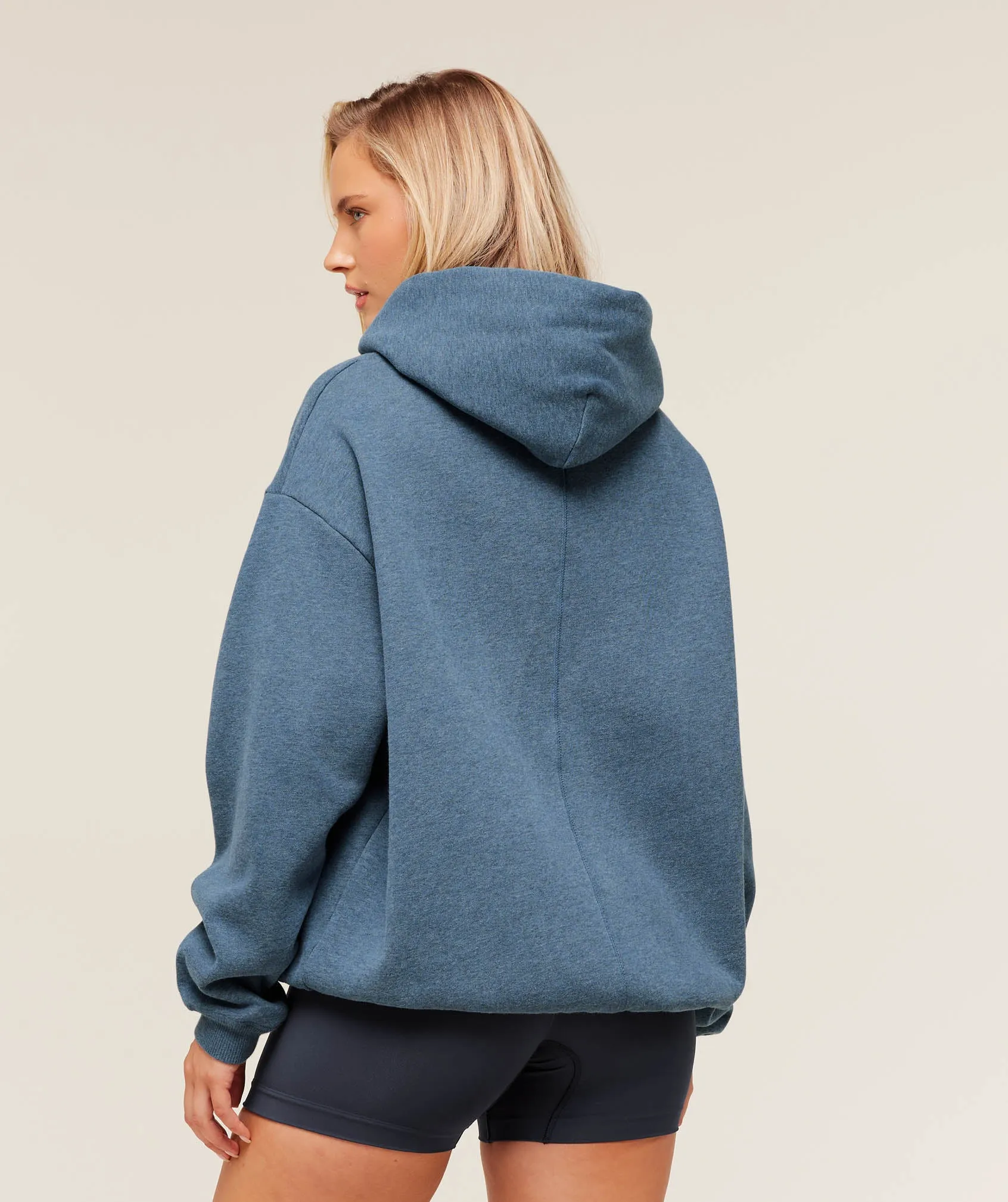 Gymshark Cosy Luxe Hoodie - Compound Blue Marl sold by Gymshark product image thumbnail 3