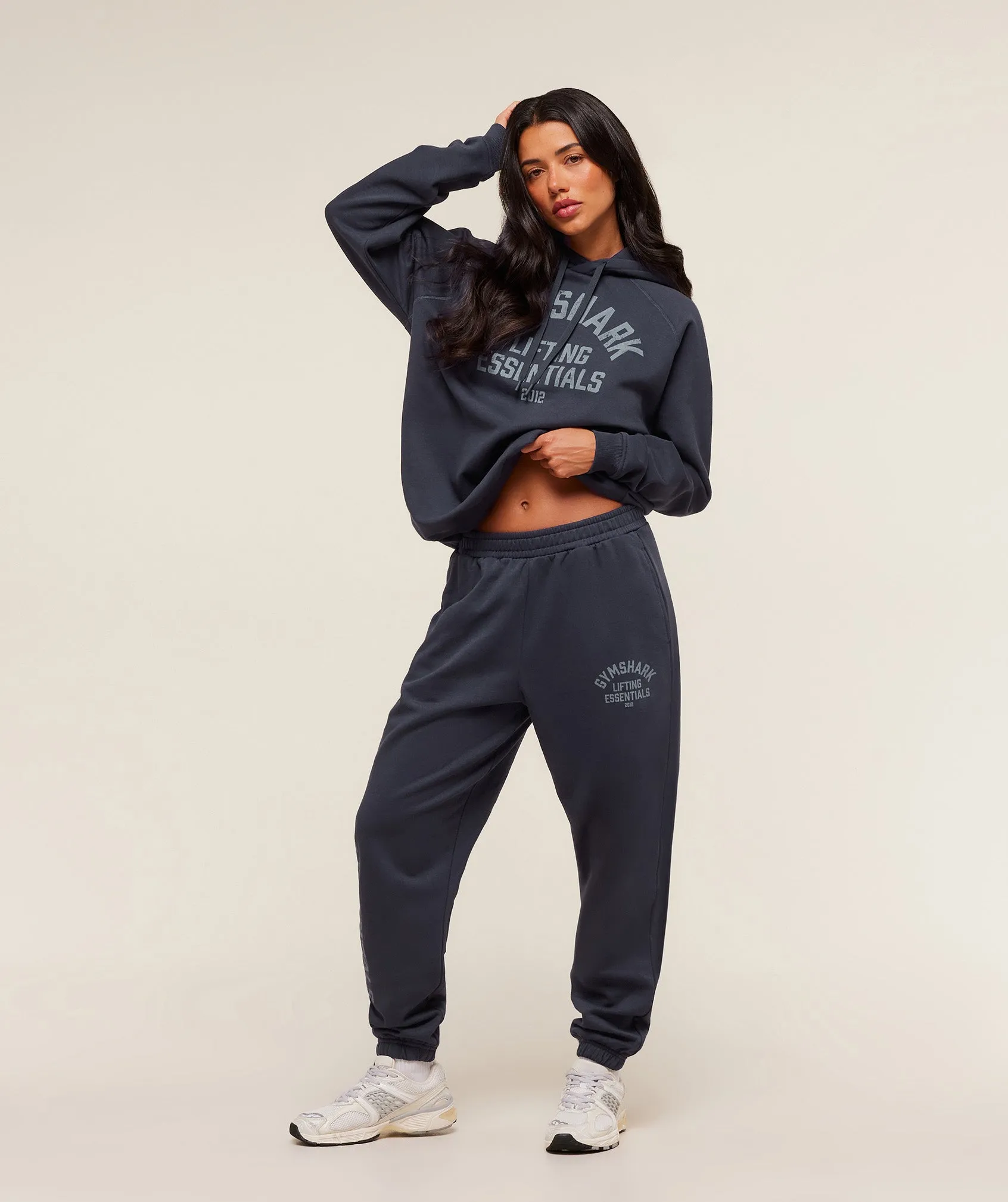 Gymshark Lifting Essentials Hoodie - Heavy Blue sold by Gymshark product image thumbnail 4