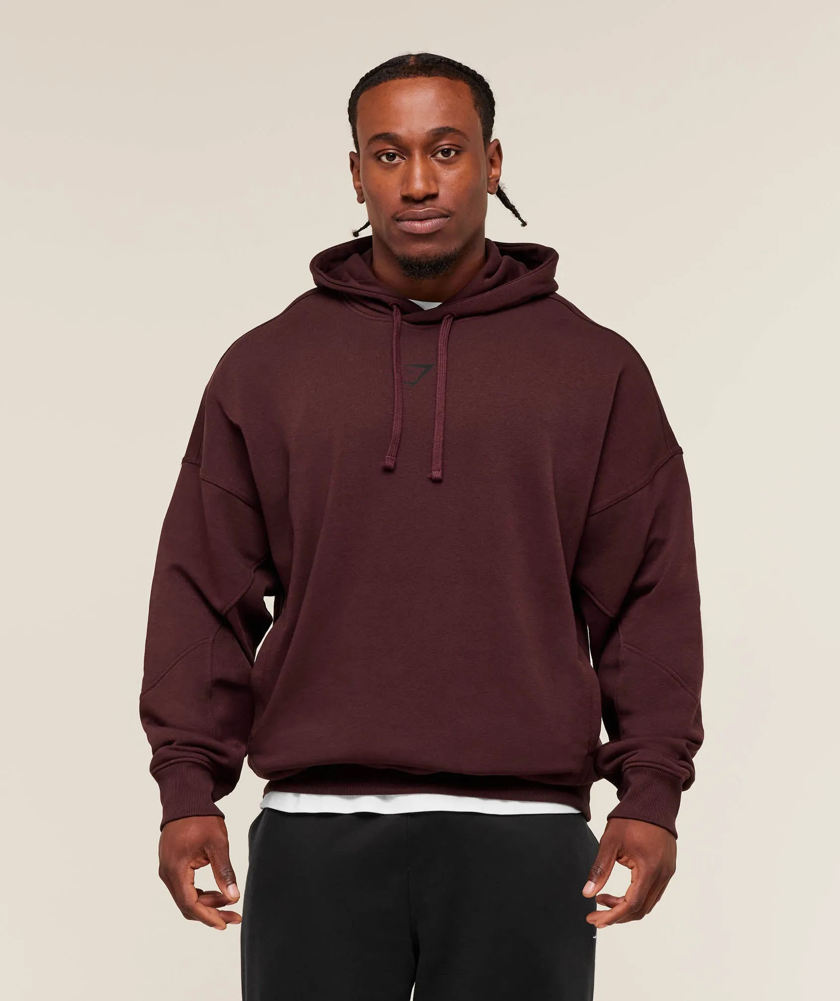 Gymshark Power Hoodie - Rich Maroon sold by Gymshark product image thumbnail 2