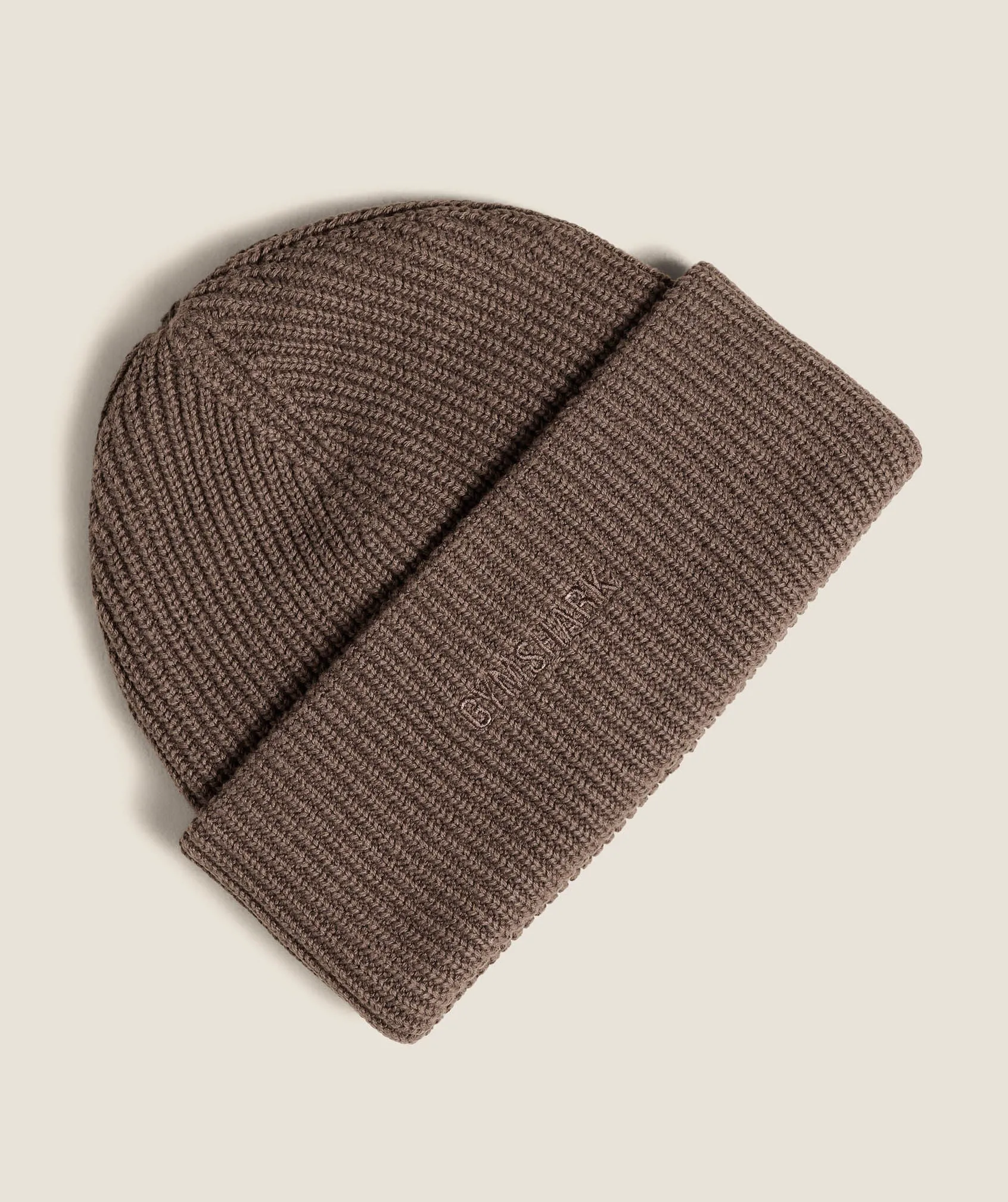 Gymshark Deep Knit Beanie - Walnut Brown sold by Gymshark