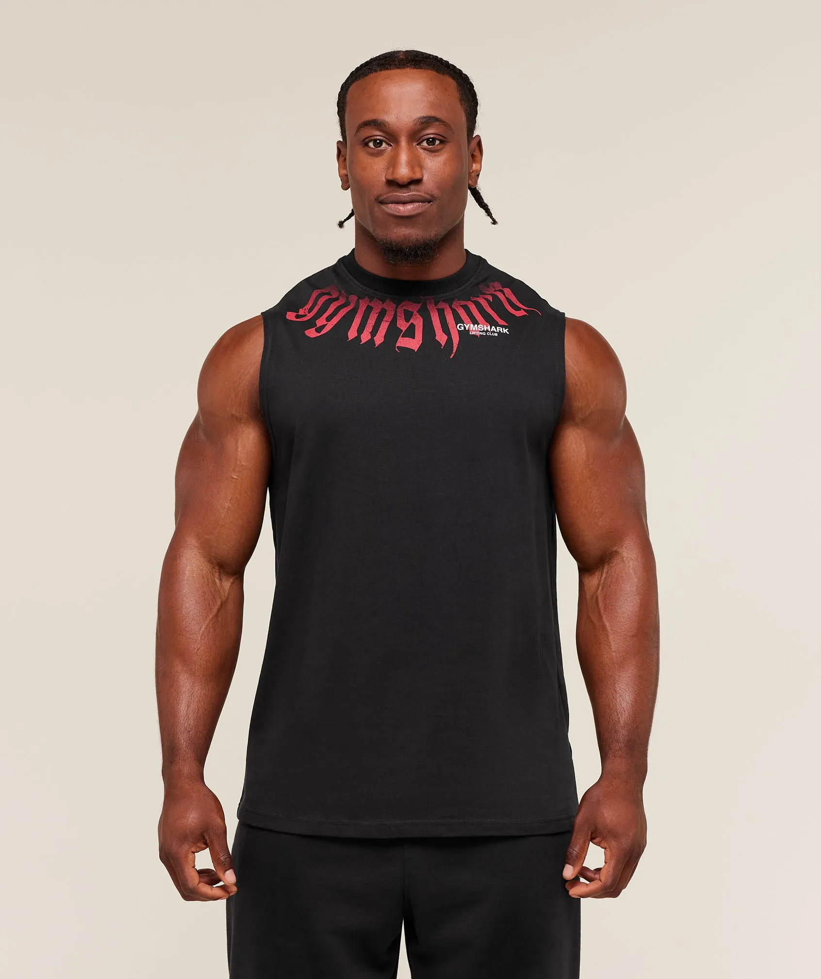 Gymshark Fade Graphic Tank - GS Black sold by Gymshark