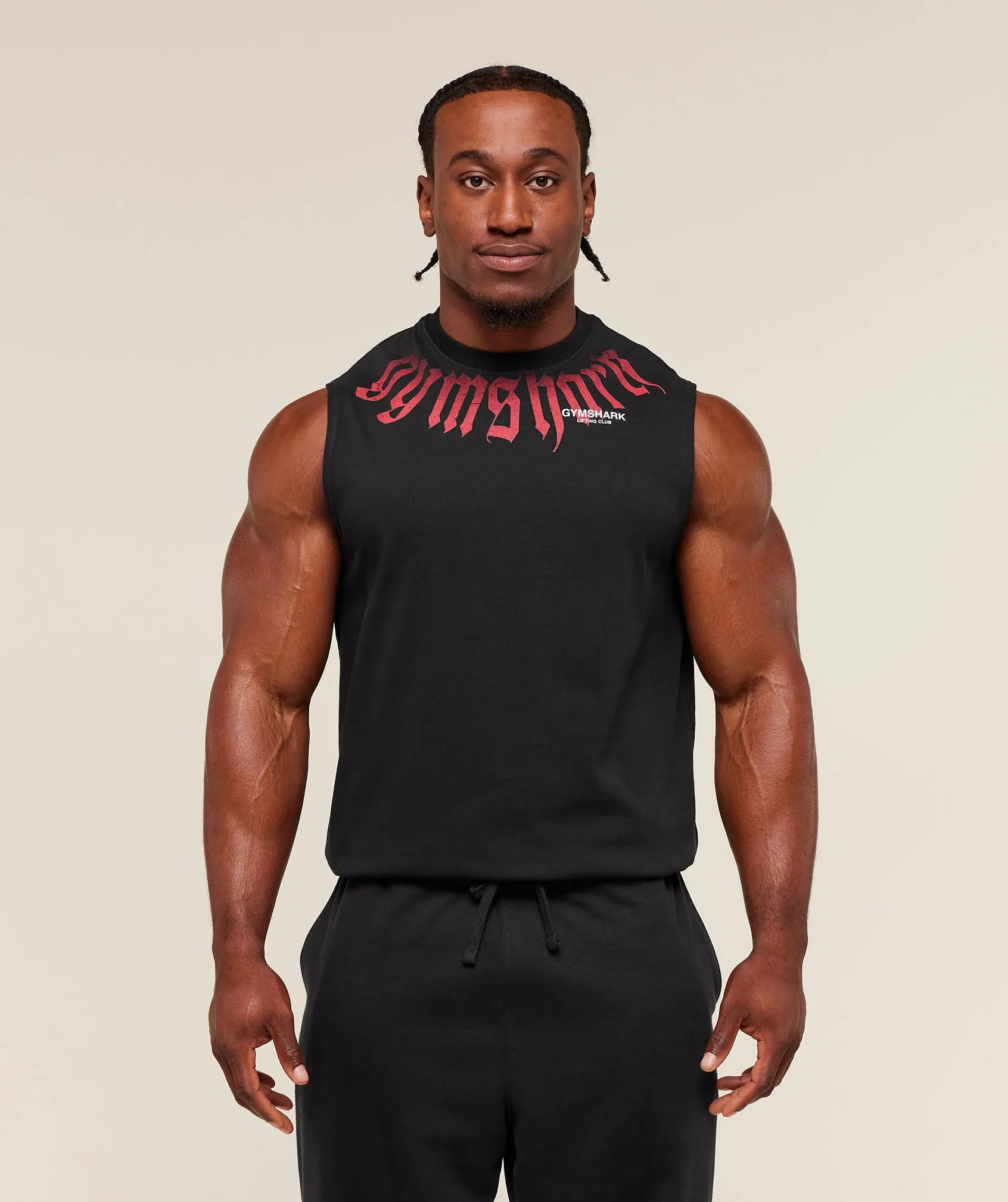 Gymshark Fade Graphic Tank - GS Black sold by Gymshark product image thumbnail 3