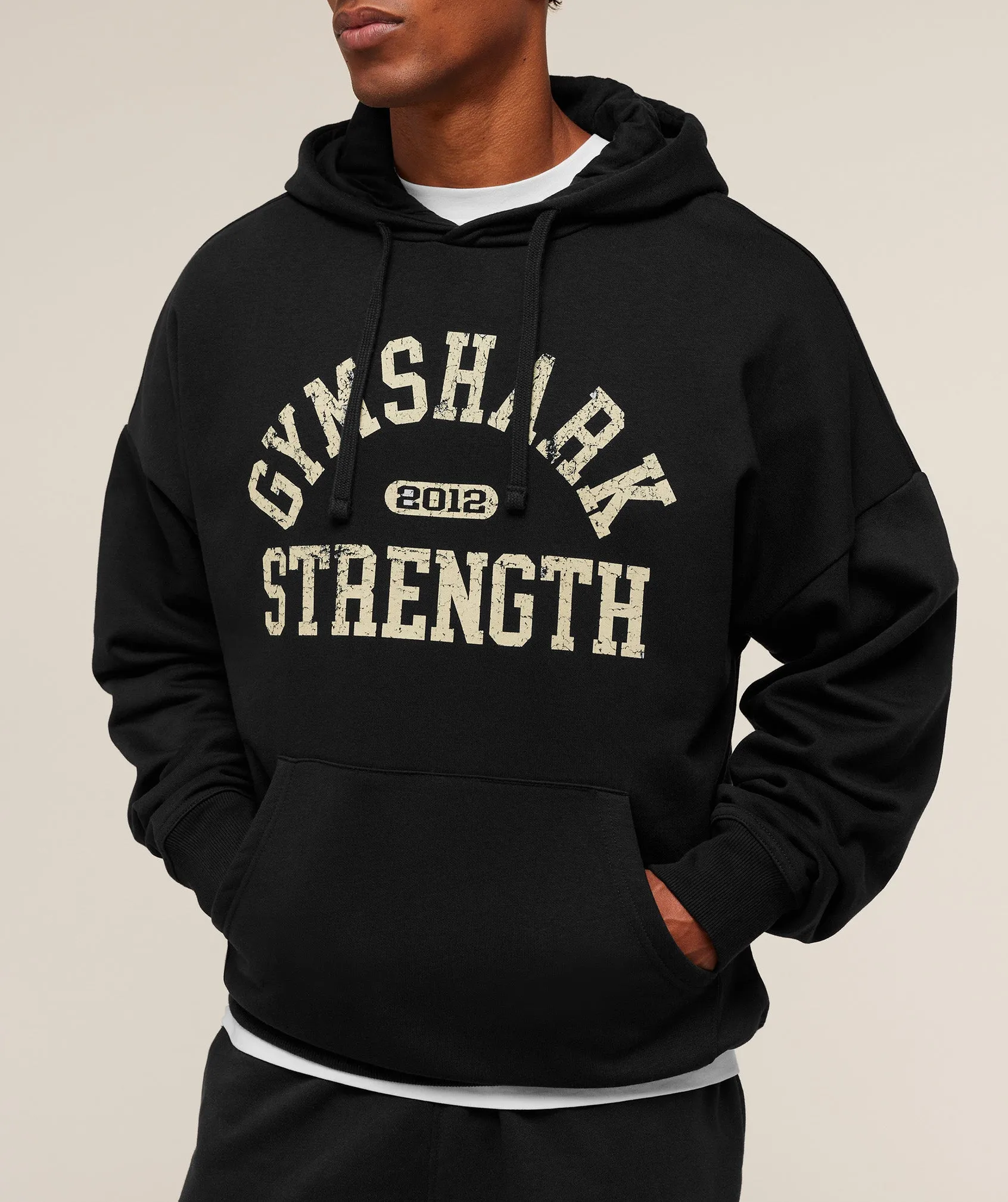 Gymshark 2012 Strength Hoodie - Black sold by Gymshark product image thumbnail 4