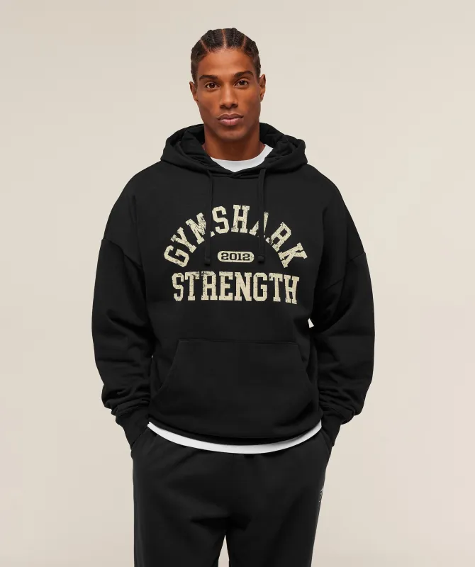 Gymshark 2012 Strength Hoodie - Black sold by Gymshark