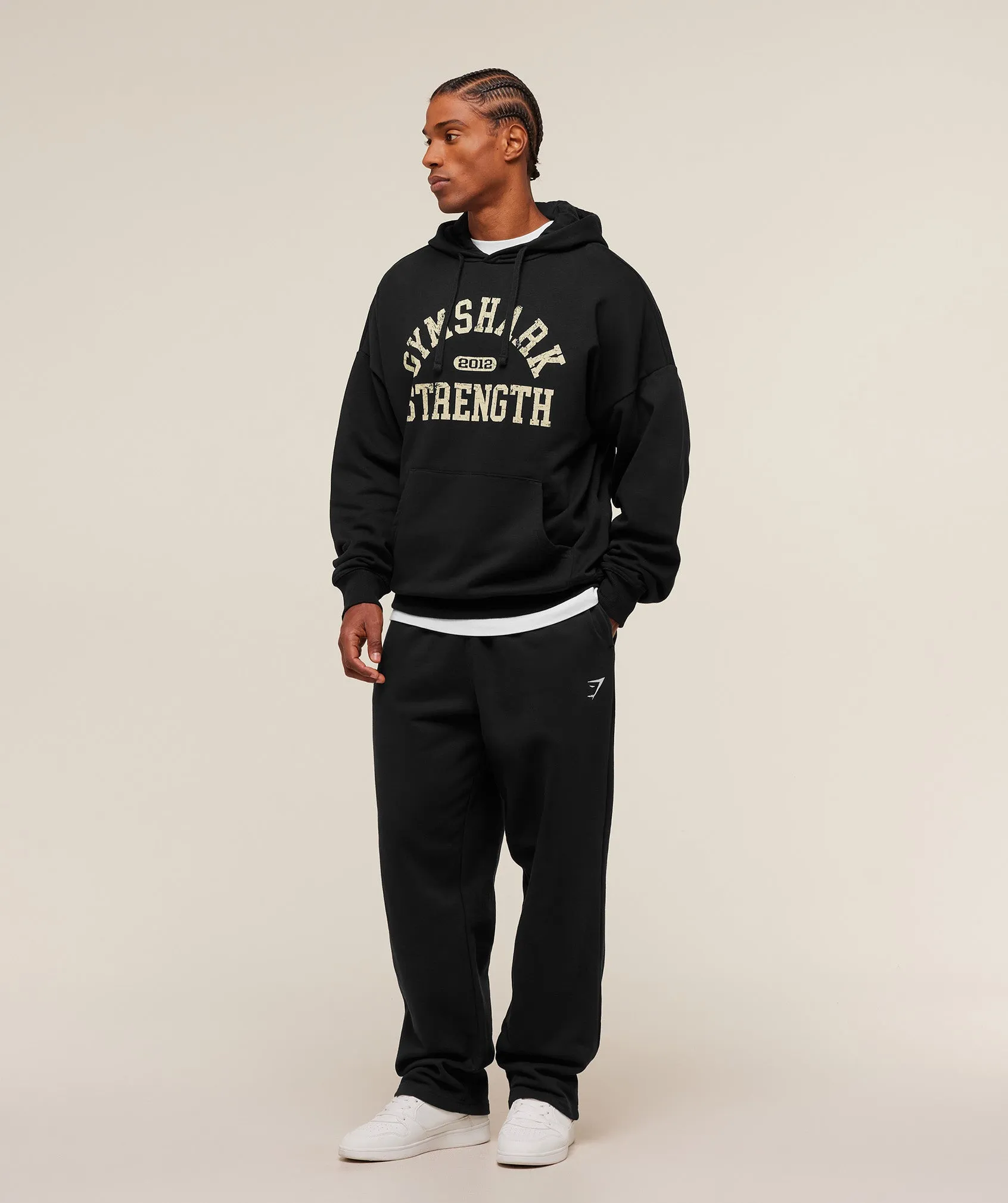 Gymshark 2012 Strength Hoodie - Black sold by Gymshark product image thumbnail 5
