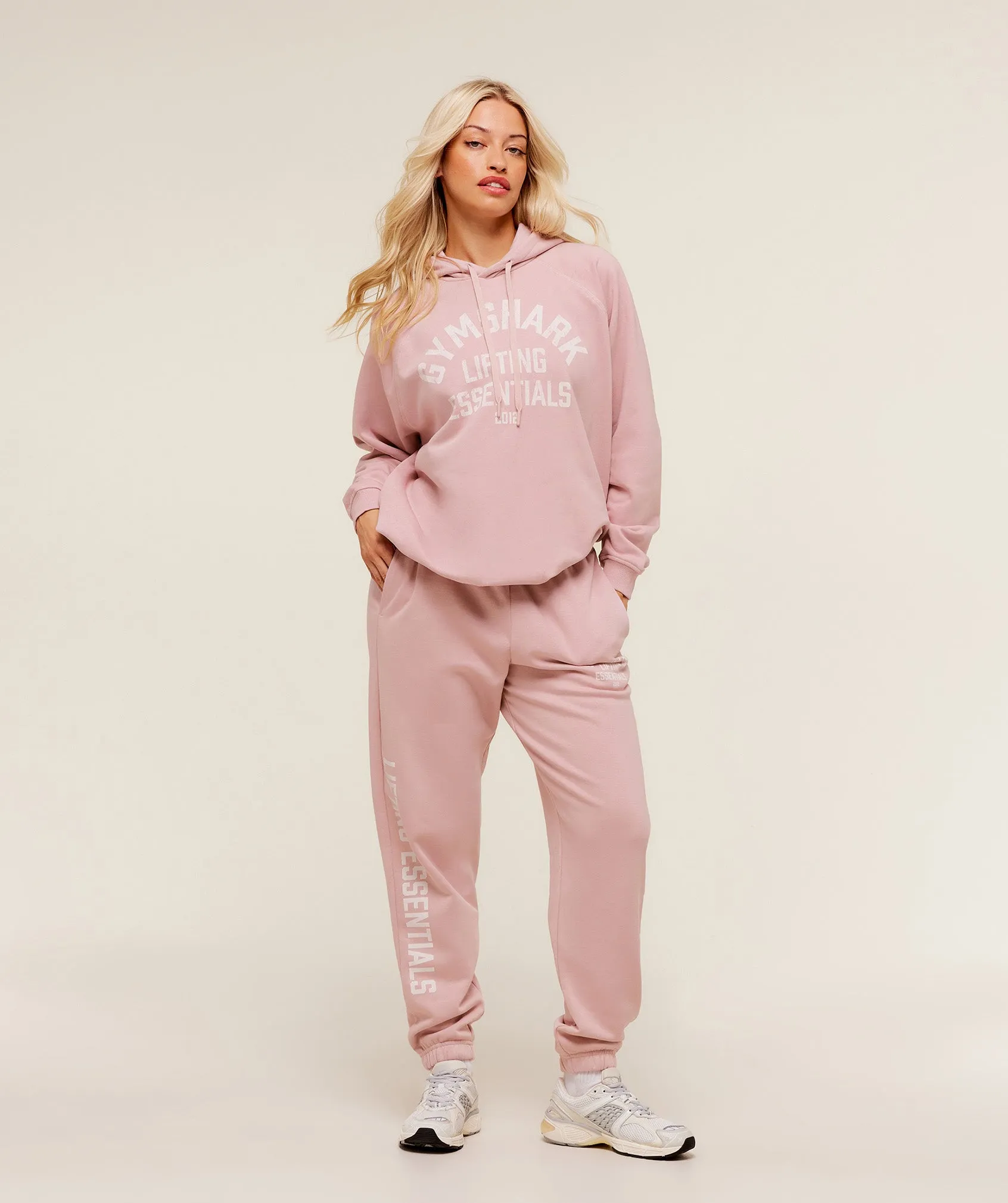 Gymshark Lifting Essentials Hoodie - Cloud Pink sold by Gymshark product image thumbnail 4