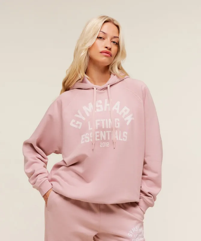 Gymshark Lifting Essentials Hoodie - Cloud Pink sold by Gymshark