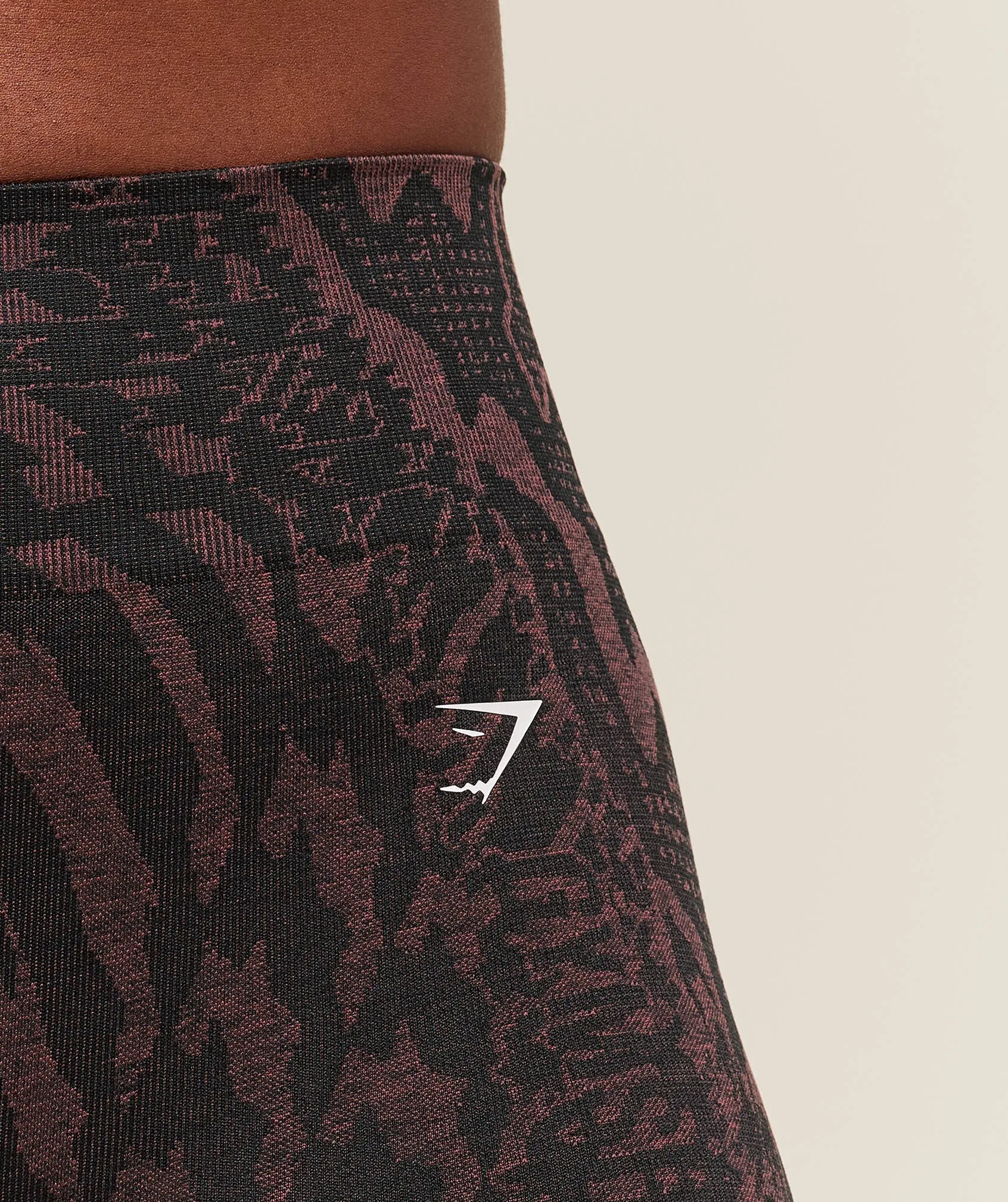 Gymshark Adapt Houndstooth Shorts - Black/Reset Pink sold by Gymshark product image thumbnail 5