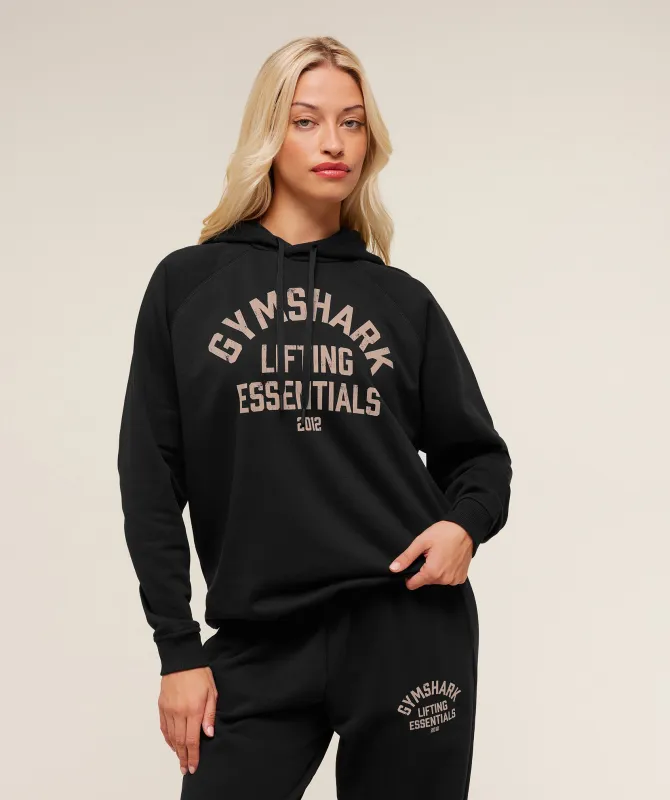 Gymshark Lifting Essentials Hoodie - Black sold by Gymshark