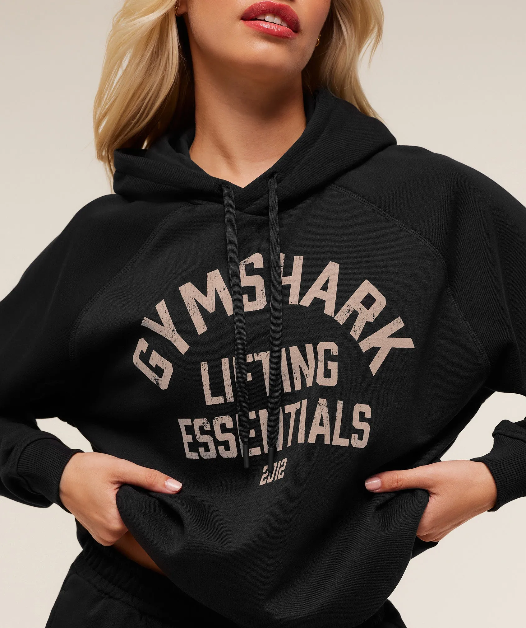 Gymshark Lifting Essentials Hoodie - Black sold by Gymshark product image thumbnail 5
