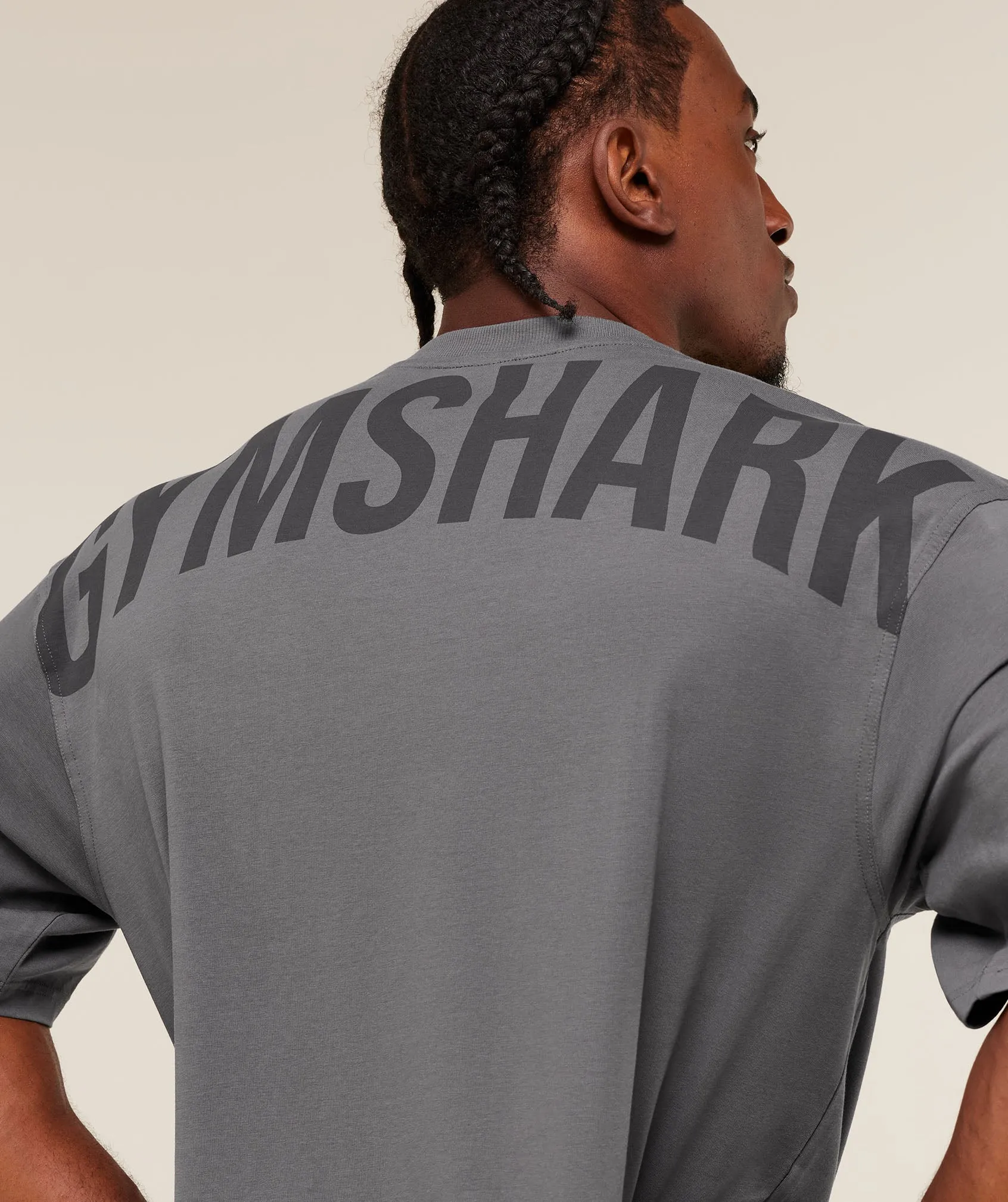 Gymshark Power T-Shirt - Dark Grey sold by Gymshark product image thumbnail 3