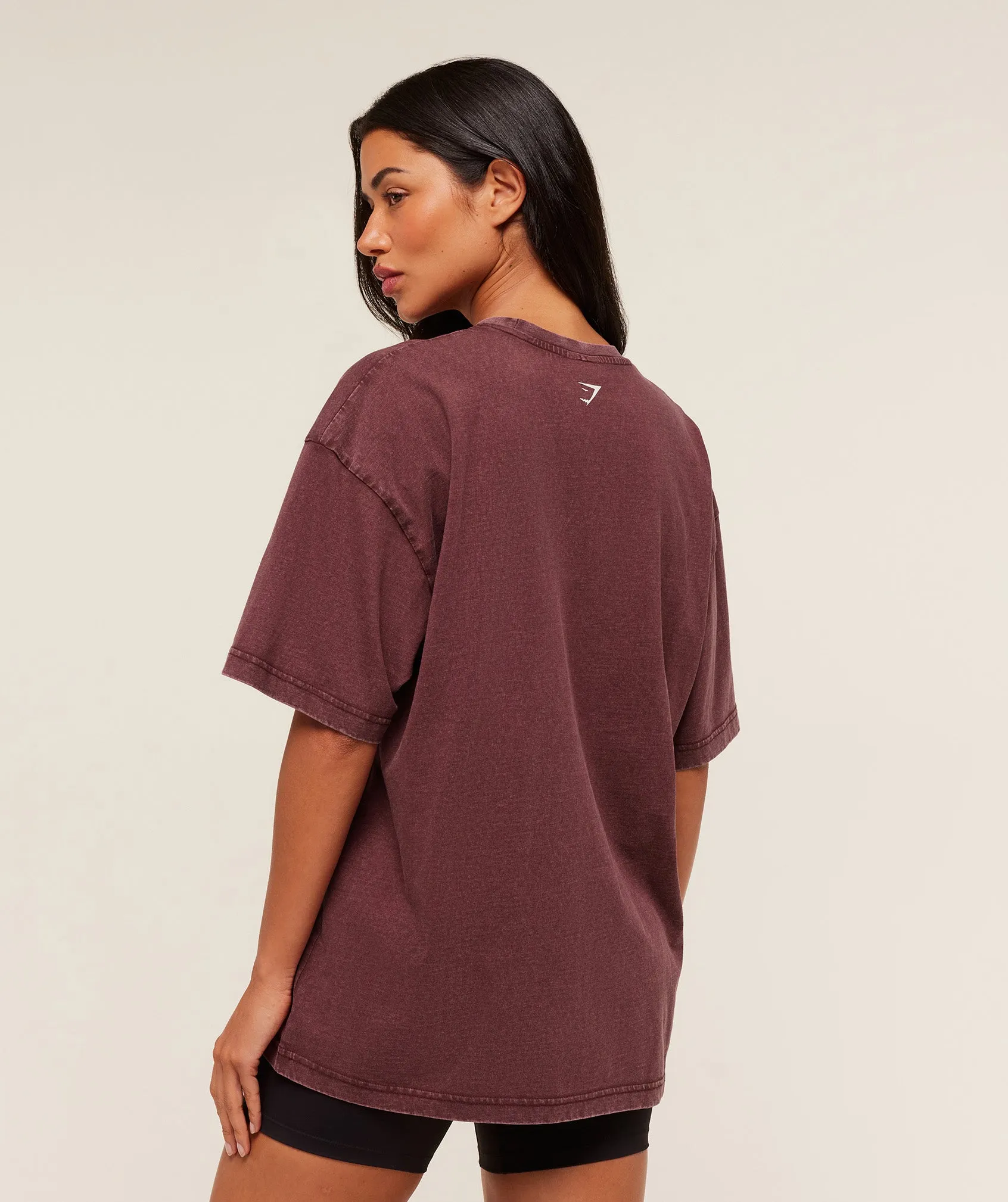 Gymshark Gymshark Lifting Club 2012 Graphic Short Sleeve T-Shirt - Rich Maroon/Wash sold by Gymshark product image thumbnail 2