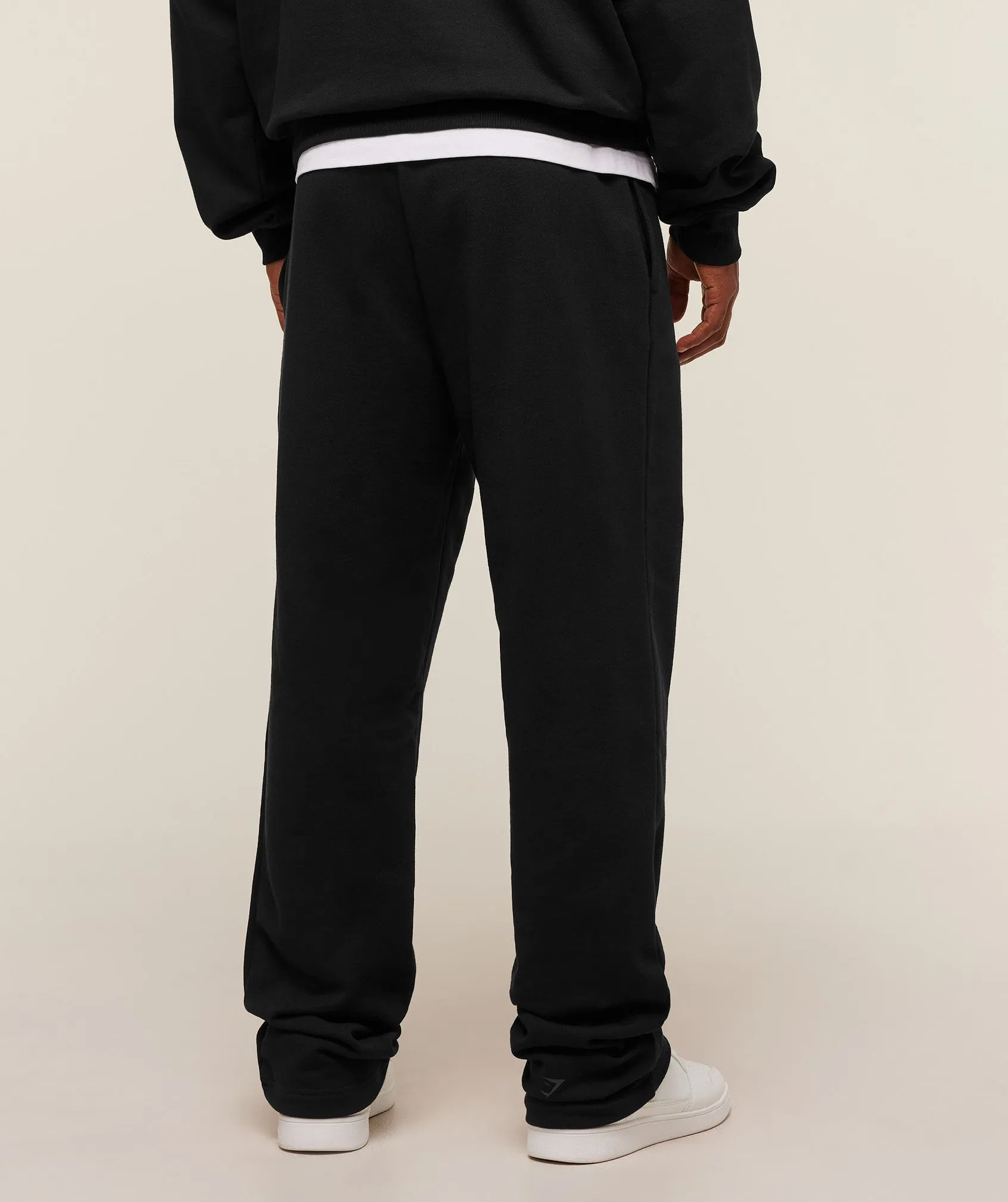 Gymshark Embossed Straight Leg Jogger - Black sold by Gymshark product image thumbnail 3