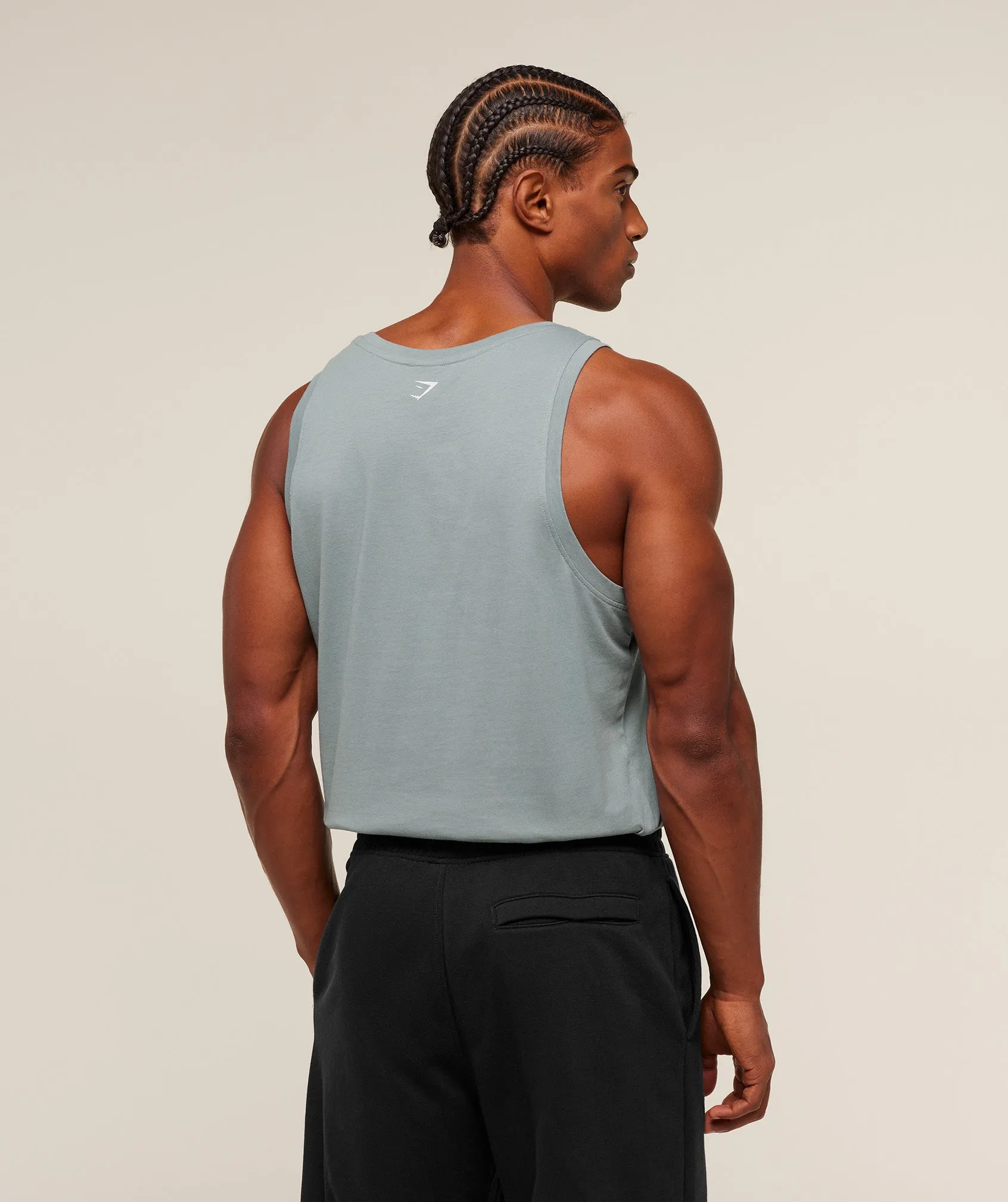 Gymshark 2012 Strength Tank - Denim Grey sold by Gymshark product image thumbnail 2