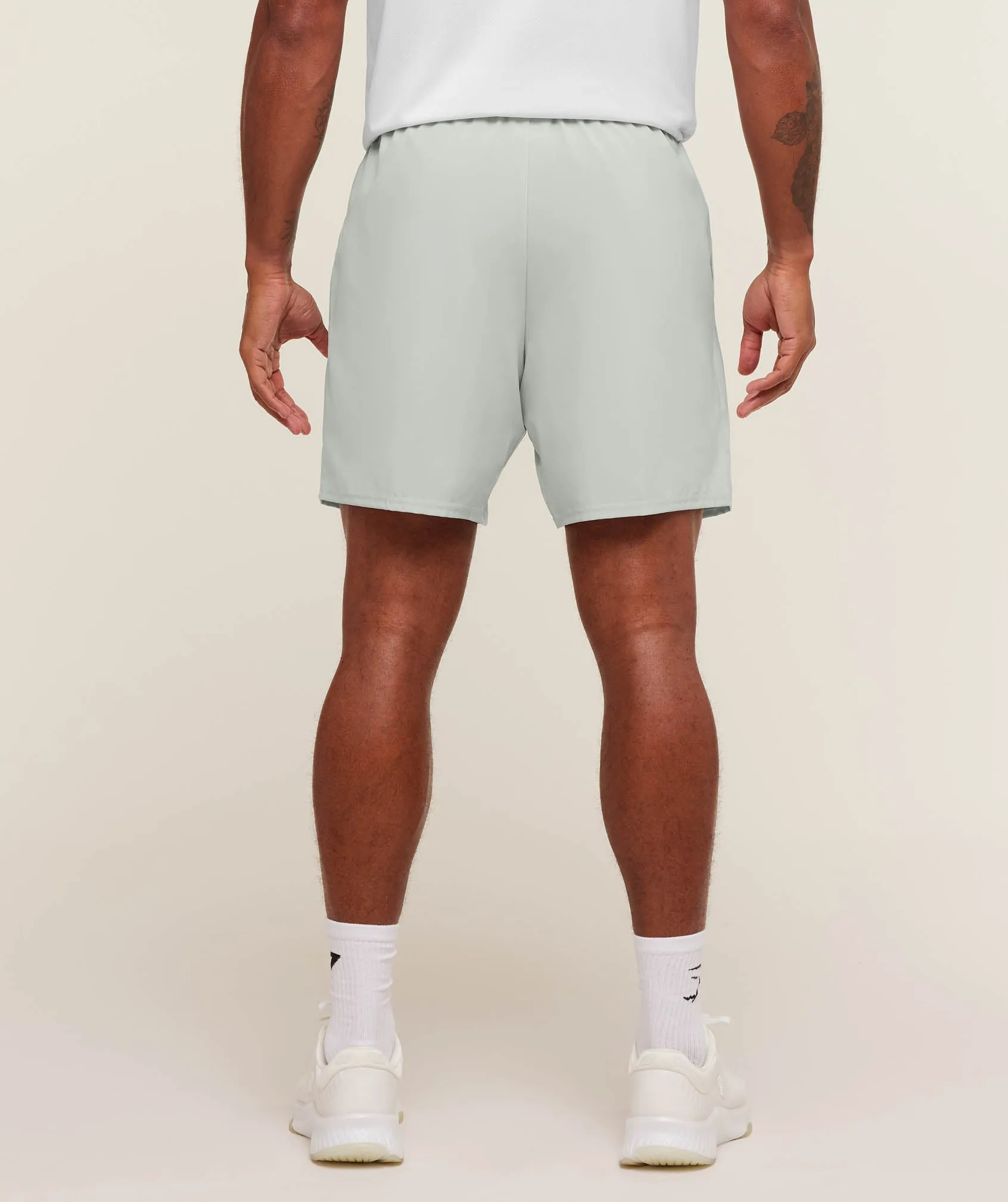 Gymshark Conditioning 7" Shorts - Light Grey sold by Gymshark product image thumbnail 2