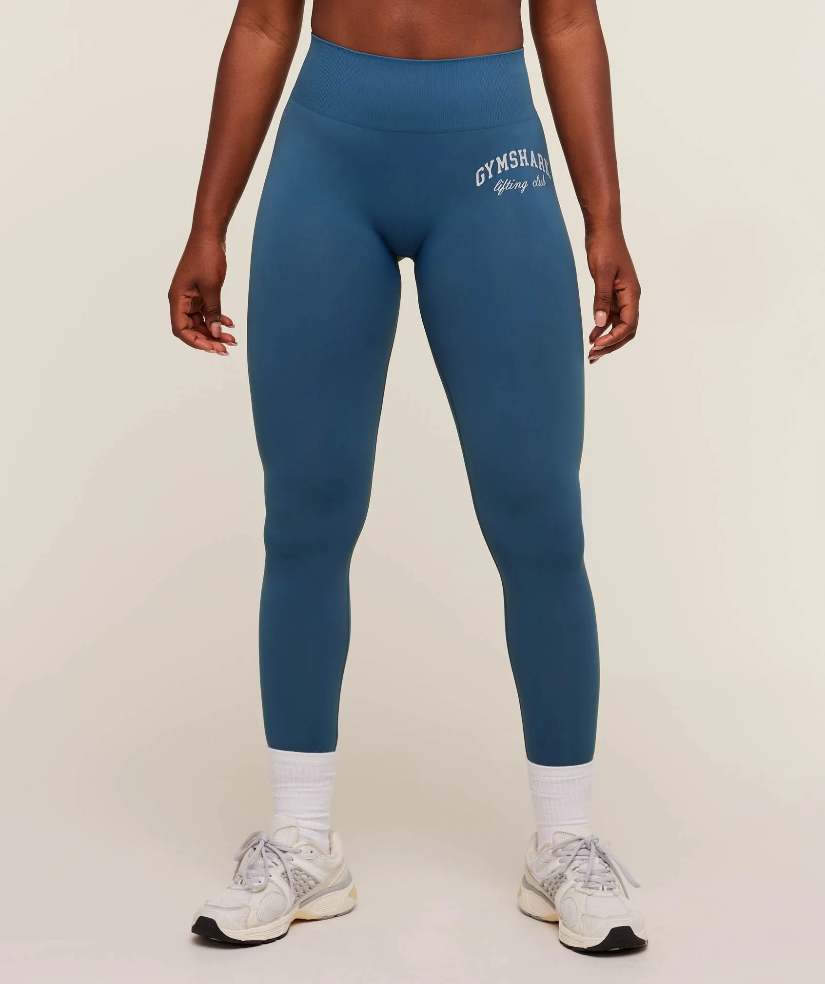 Gymshark Everyday Seamless Lifting Club Leggings - Compound Blue sold by Gymshark