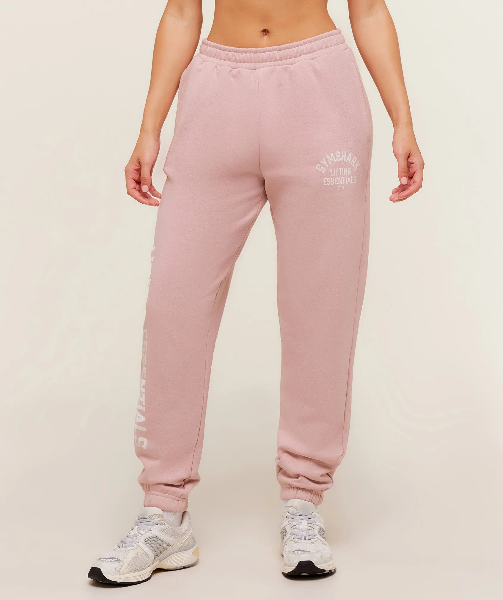 Gymshark Lifting Essentials Joggers - Cloud Pink sold by Gymshark