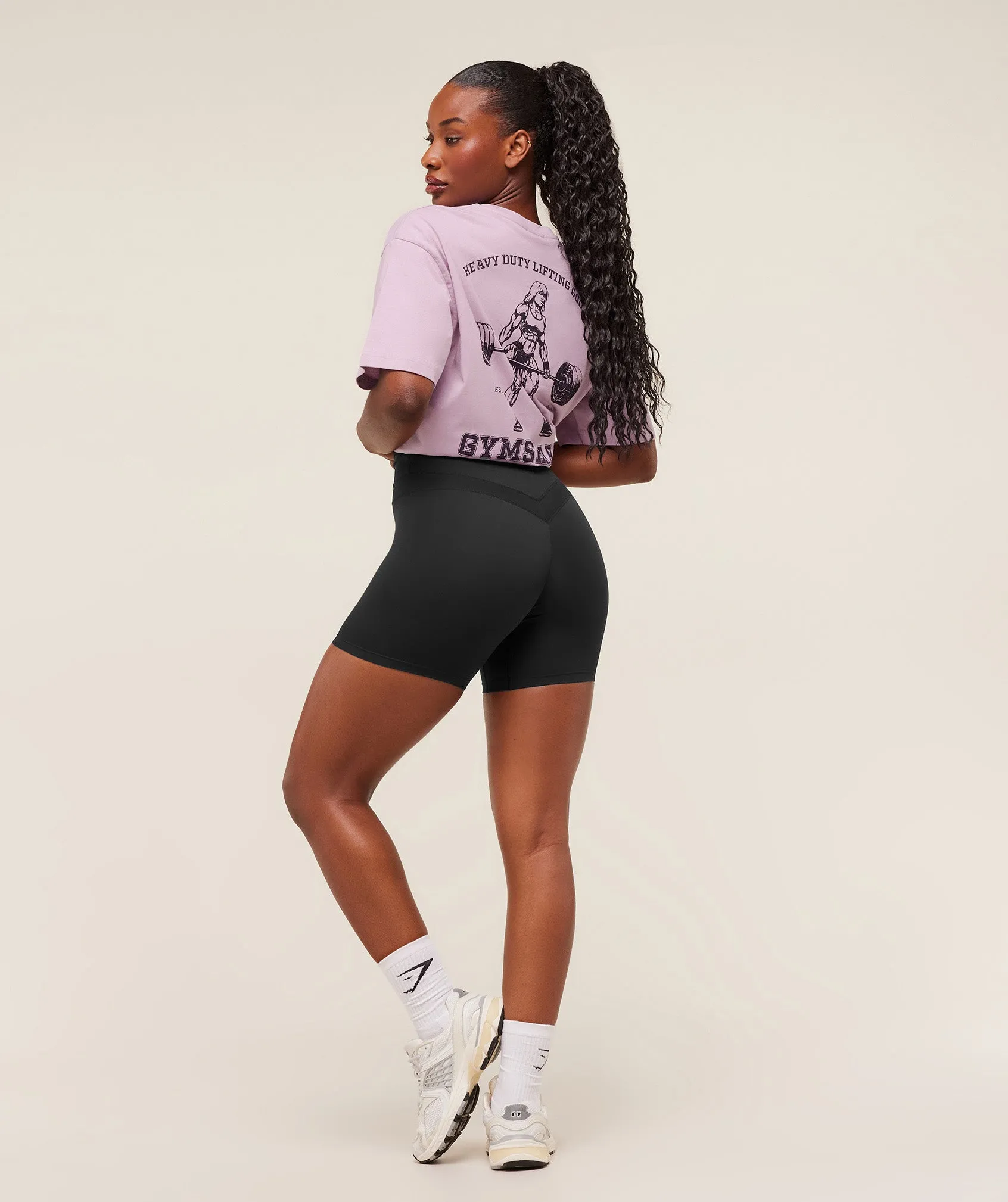 Gymshark Gymshark Strength Graphic T-Shirt - Warm Lilac sold by Gymshark product image thumbnail 4