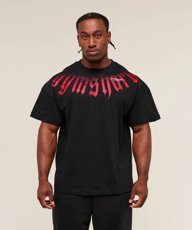 Gymshark Fade Graphic T-Shirt - GS Black sold by Gymshark