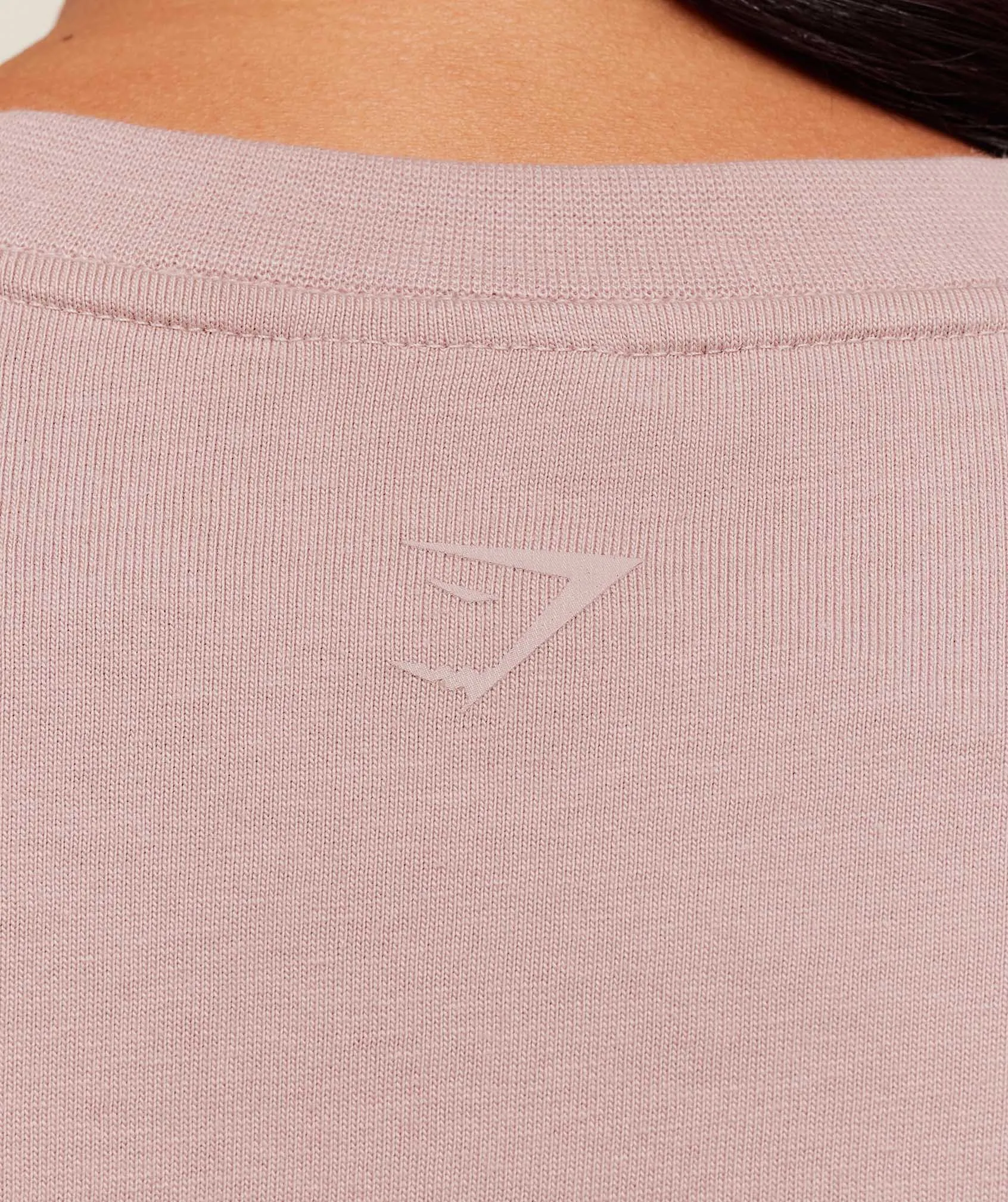 Gymshark Embossed Graphic Oversized T-Shirt - Muted Pink sold by Gymshark product image thumbnail 5