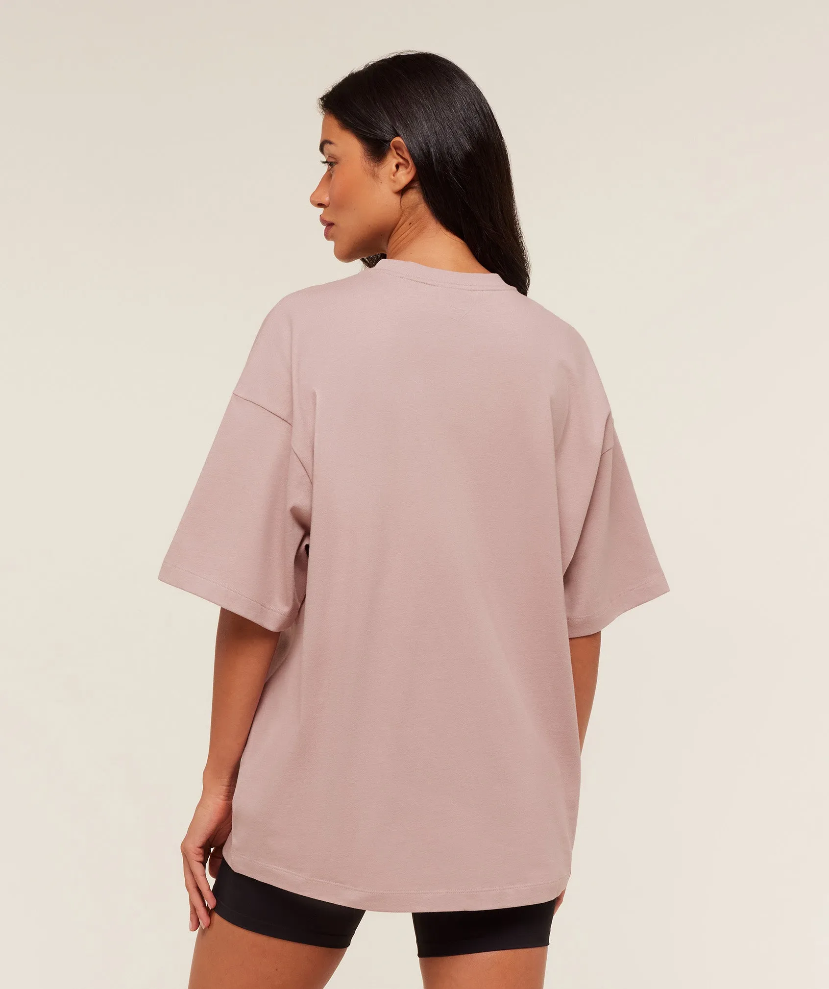 Gymshark Embossed Graphic Oversized T-Shirt - Muted Pink sold by Gymshark product image thumbnail 2