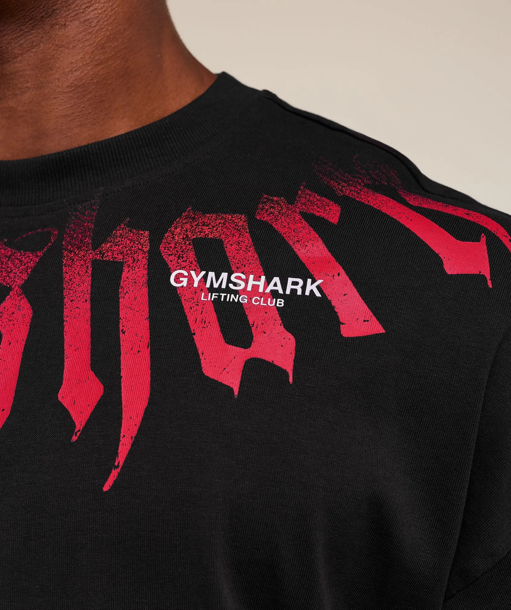 Gymshark Fade Graphic Long Sleeve T-Shirt - GS Black sold by Gymshark product image thumbnail 4