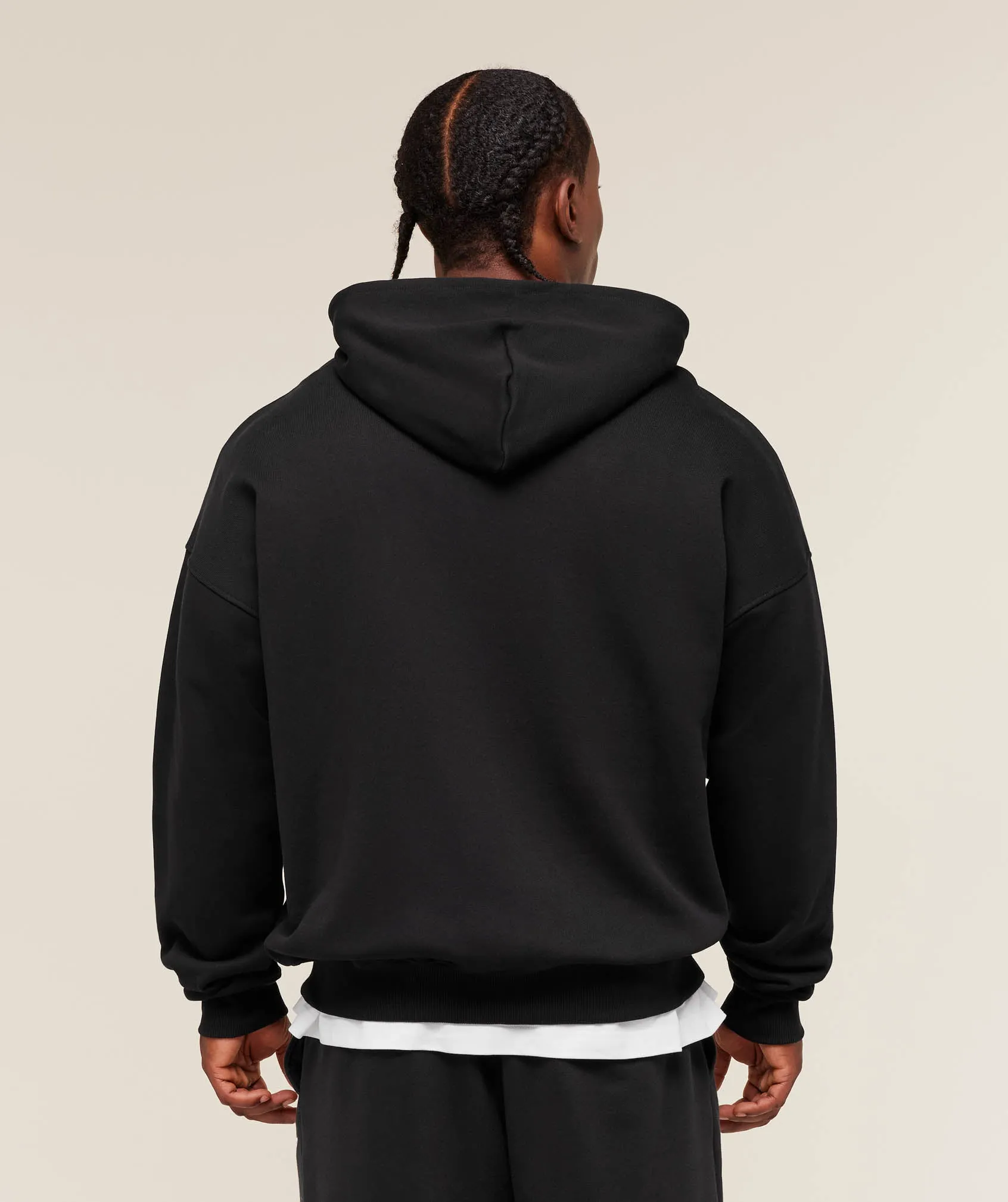 Gymshark Fade Graphic Zip Up Hoodie - Black sold by Gymshark product image thumbnail 2