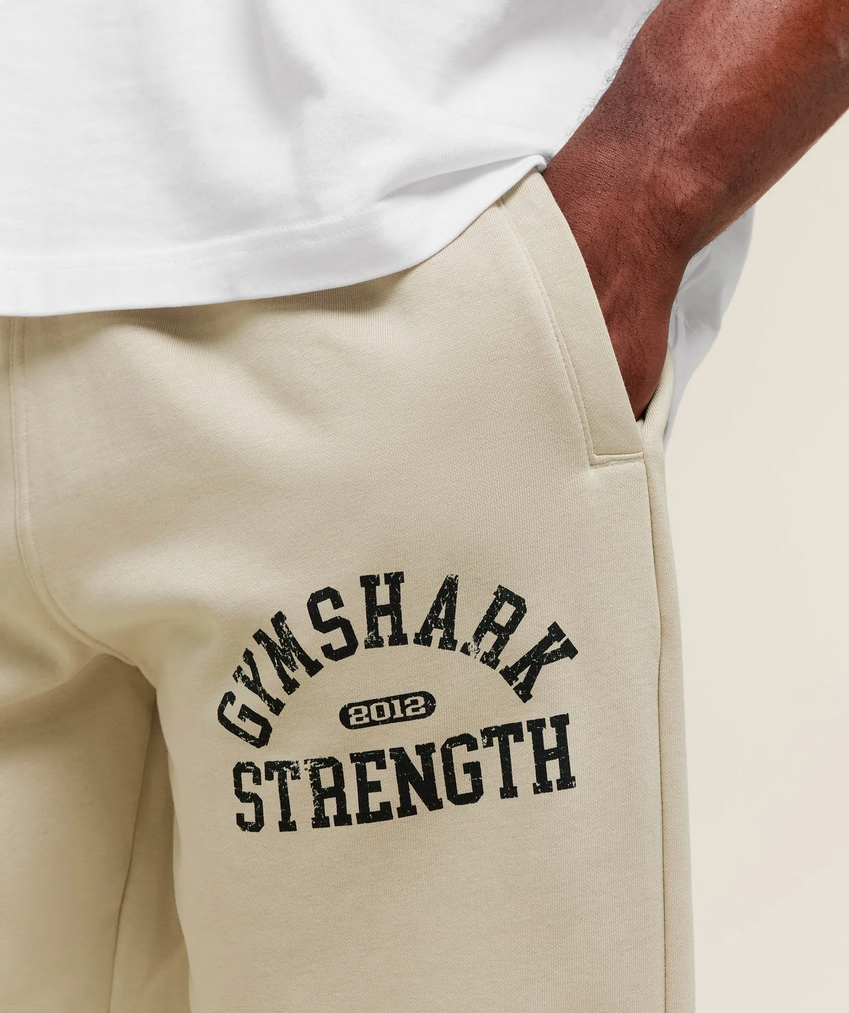 Gymshark 2012 Strength Joggers - Pebble Grey sold by Gymshark product image thumbnail 4