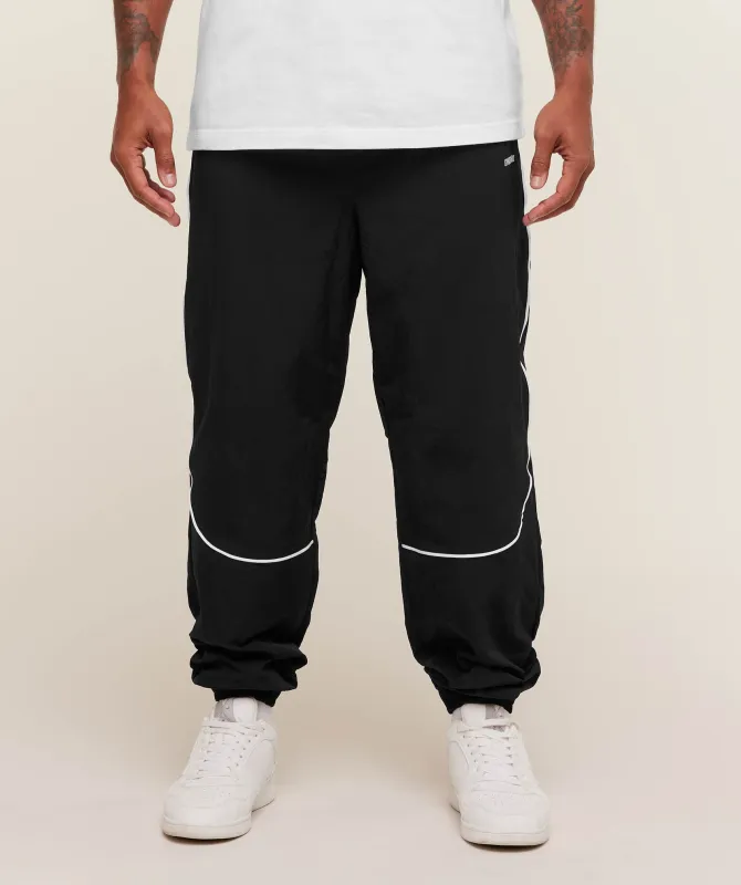 Gymshark Retro Shell Track Pants - Black sold by Gymshark