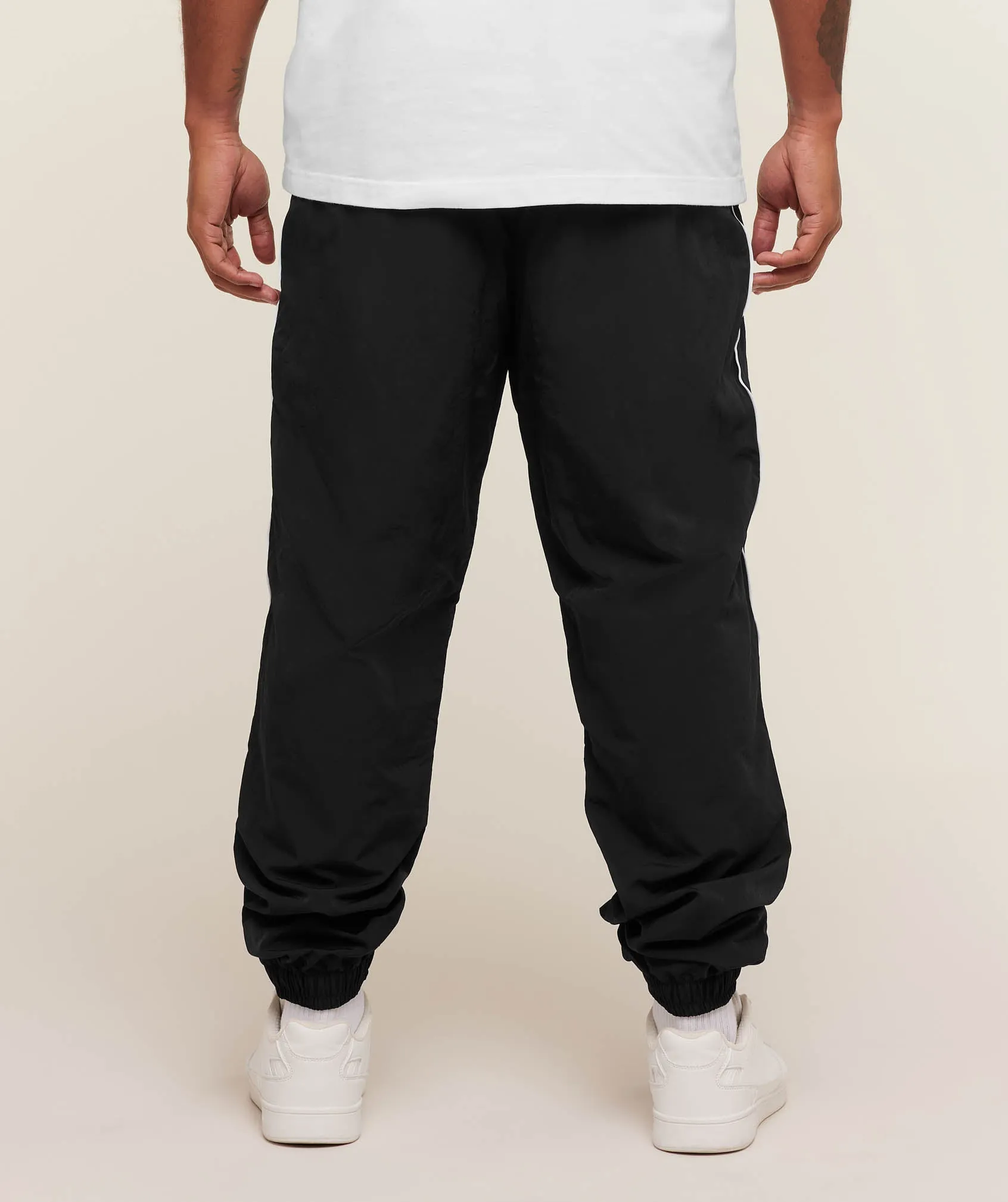 Gymshark Retro Shell Track Pants - Black sold by Gymshark product image thumbnail 2