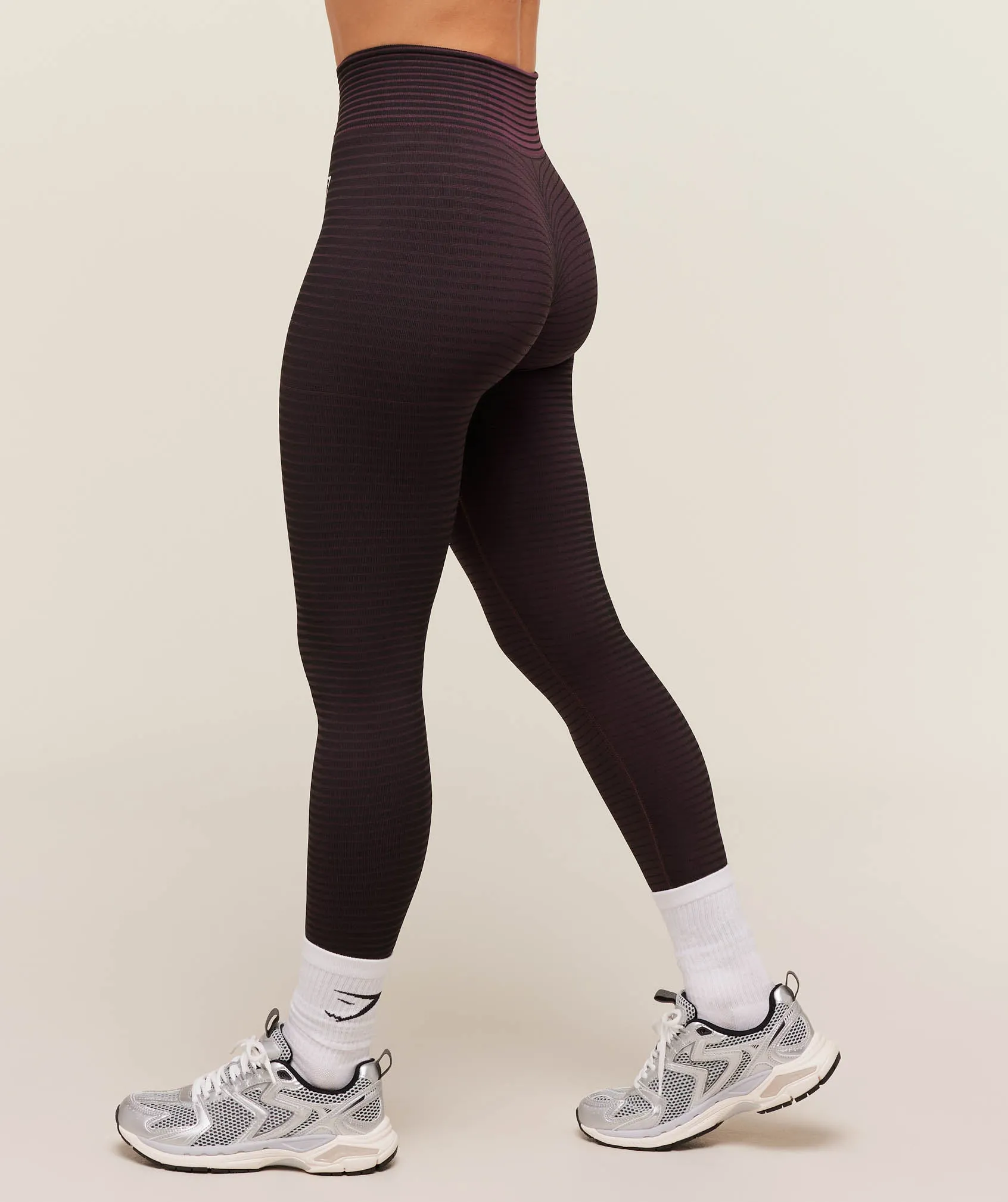 Gymshark Sport Seamless Leggings - Reset Pink/Black sold by Gymshark product image thumbnail 3