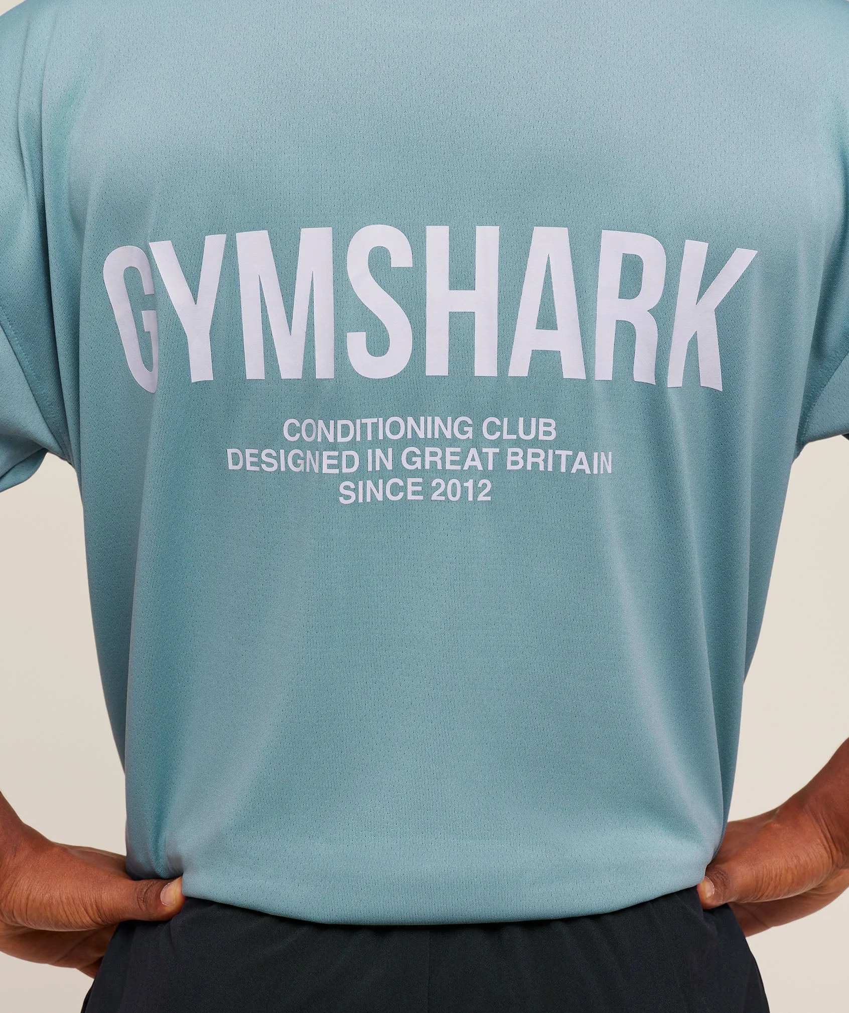 Gymshark Conditioning Club Oversized T-Shirt - Bench Blue sold by Gymshark product image thumbnail 4