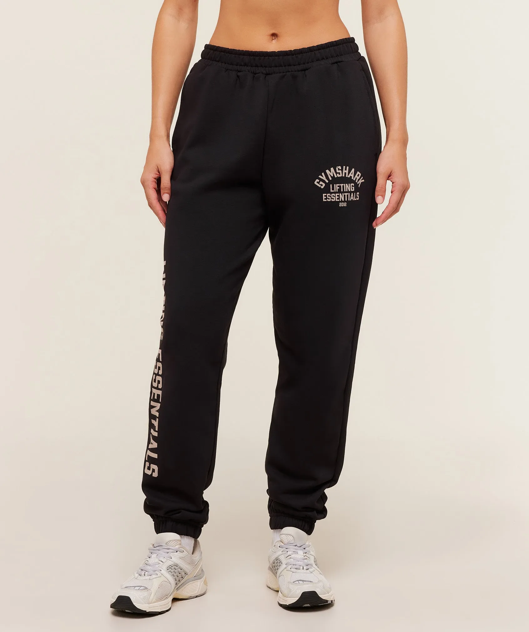 Gymshark Lifting Essentials Joggers - Black sold by Gymshark