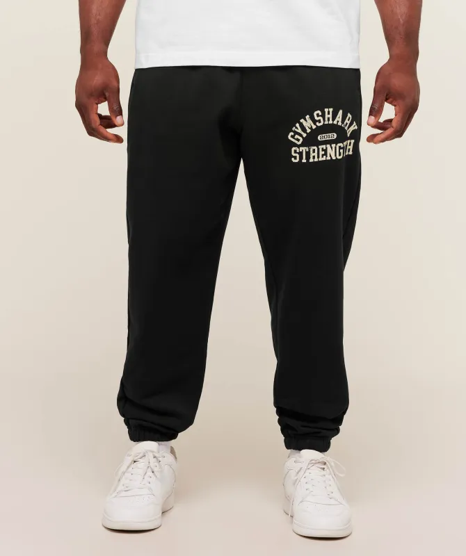 Gymshark 2012 Strength Joggers - Black sold by Gymshark