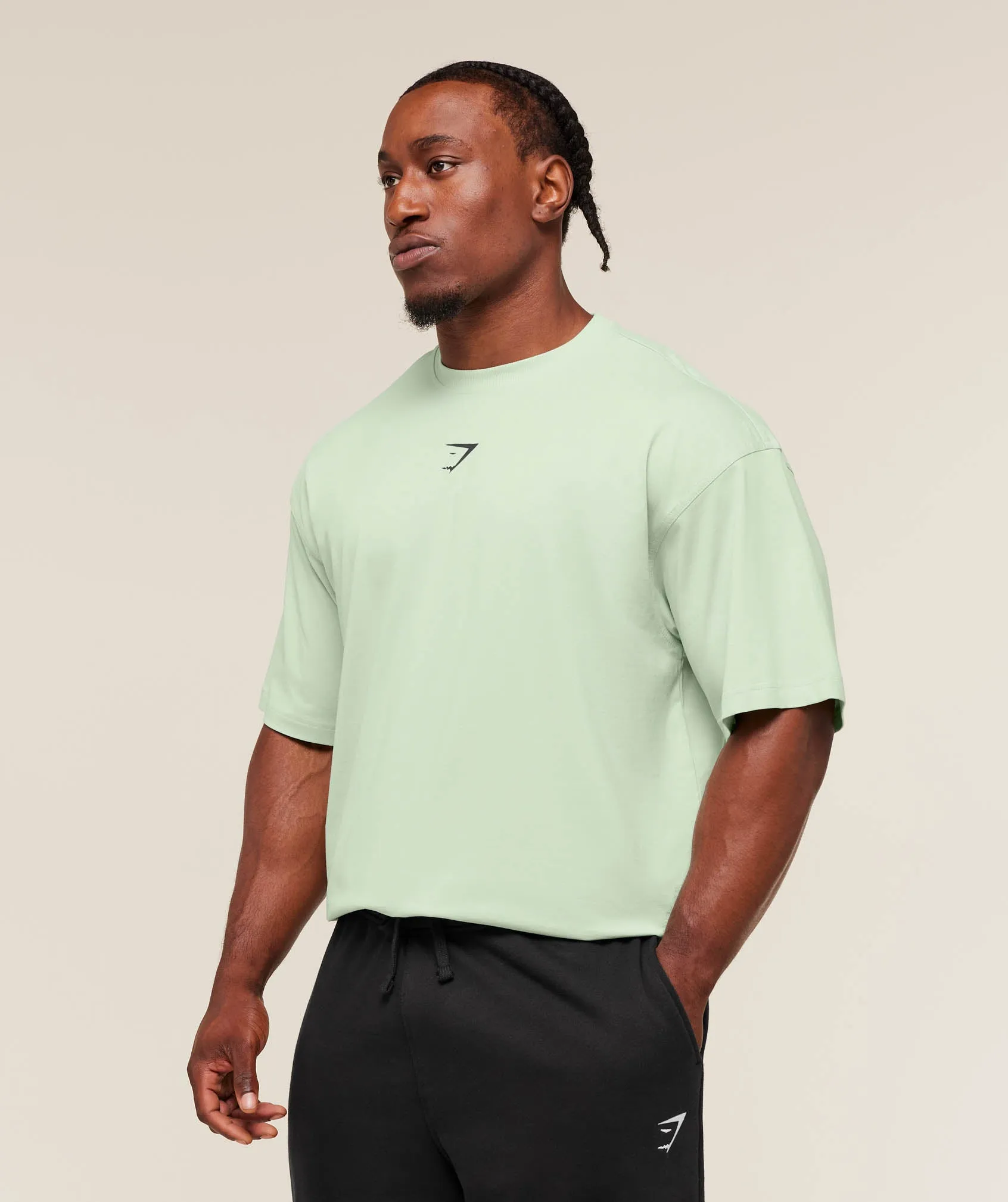 Gymshark Power T-Shirt - Clay Green sold by Gymshark product image thumbnail 3