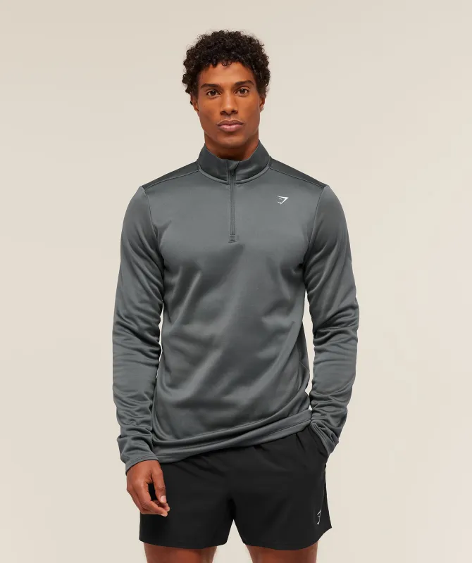 Gymshark Training 1/4 Zip - Graphite Grey sold by Gymshark